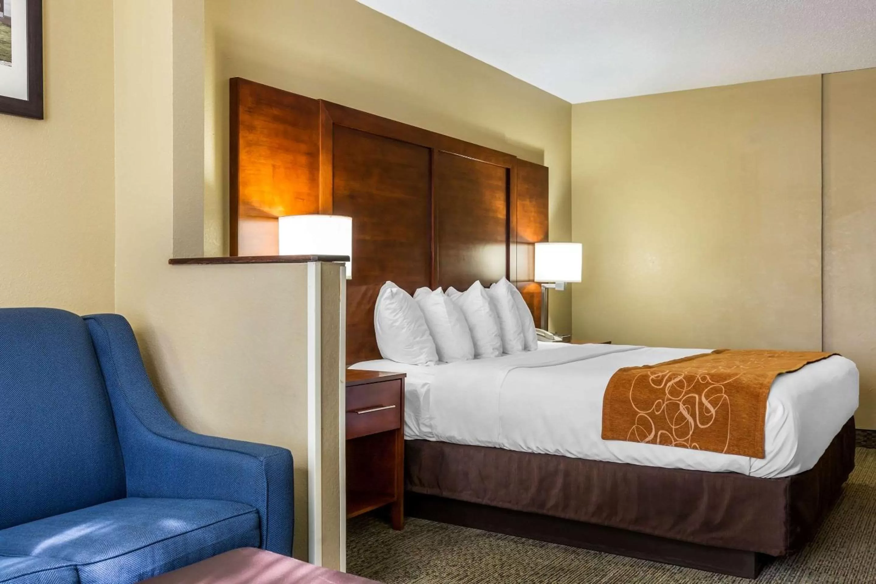 King Suite with Whirlpool and Sofa Bed - Non-Smoking in Comfort Suites near I-80 and I-94