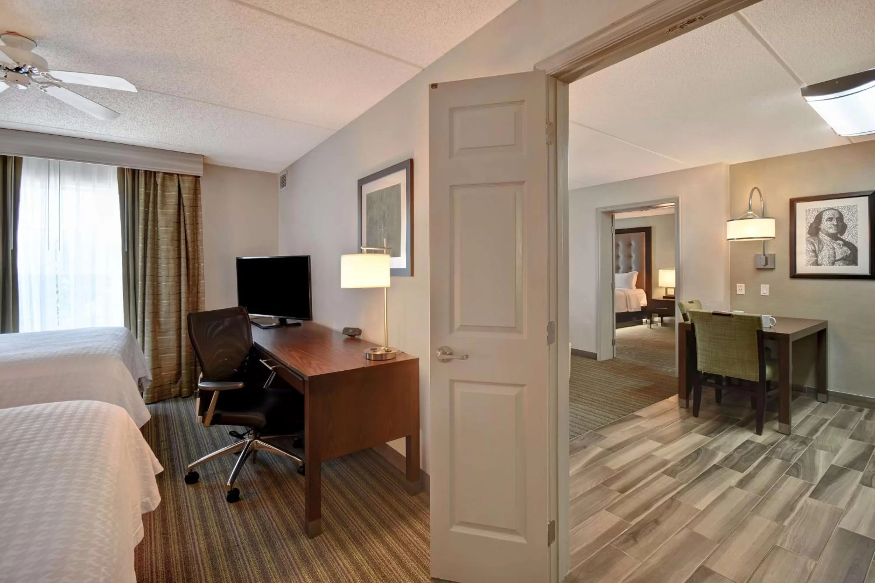 Two-Bedroom Suite with One King And Two Double Beds - Non-Smoking in Homewood Suites by Hilton Philadelphia-Great Valley