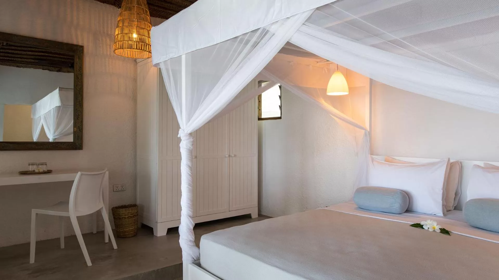 Deluxe Double Room with Side Sea View in Chuini Zanzibar Lodge by NEWMARK