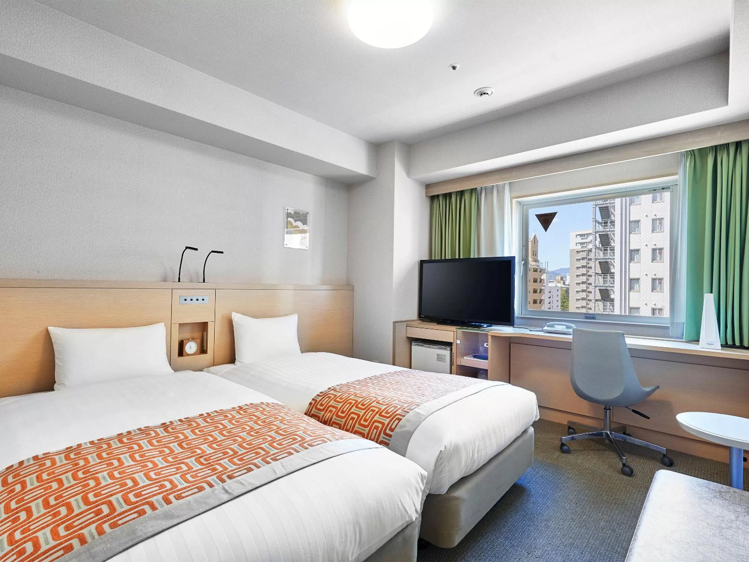 Economy Twin Room for Single Use - Non-Smoking in Daiwa Roynet Hotel Hiroshima