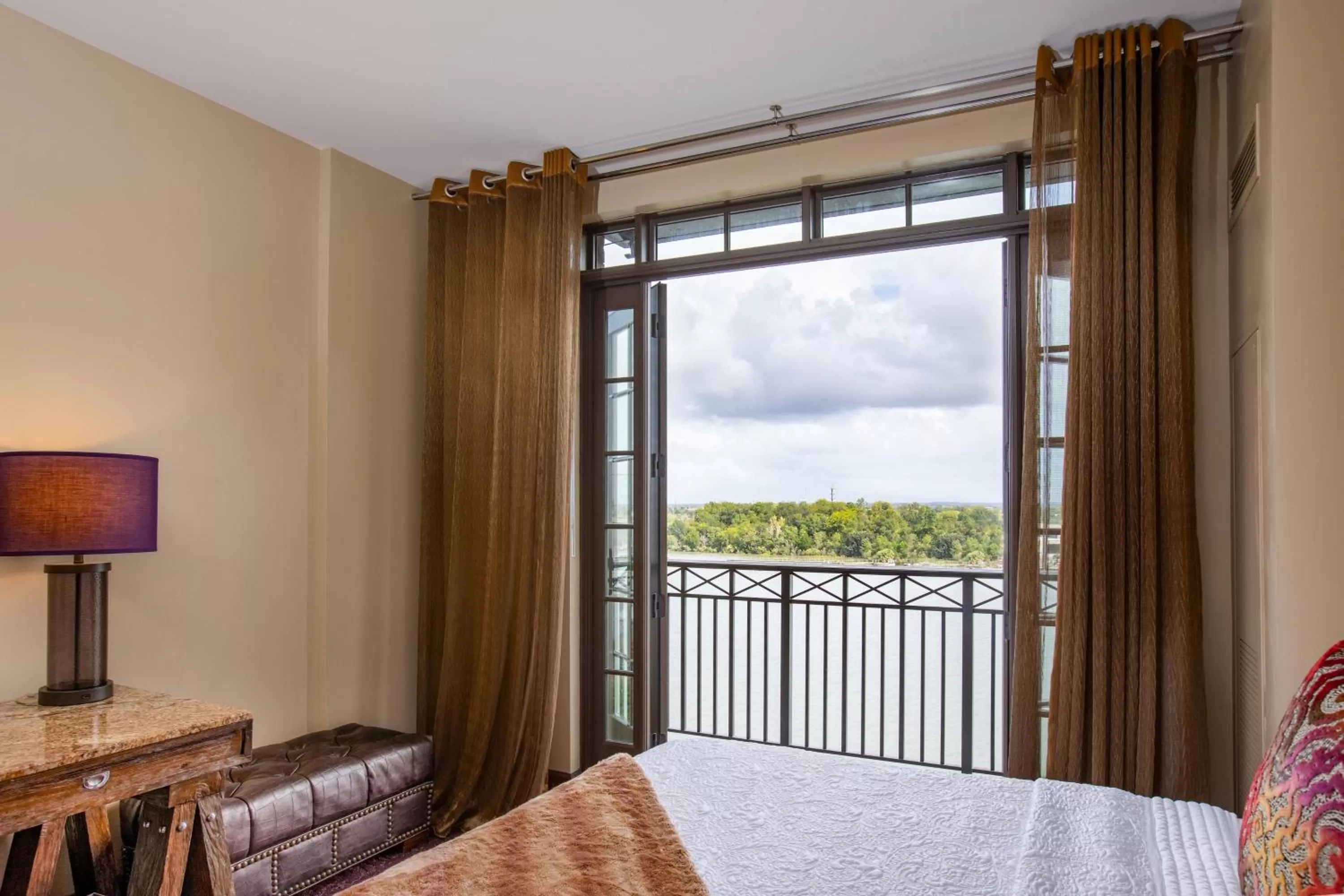 Queen Room with Two Queen Beds and River View in The Bohemian Hotel Savannah Riverfront, Autograph Collection