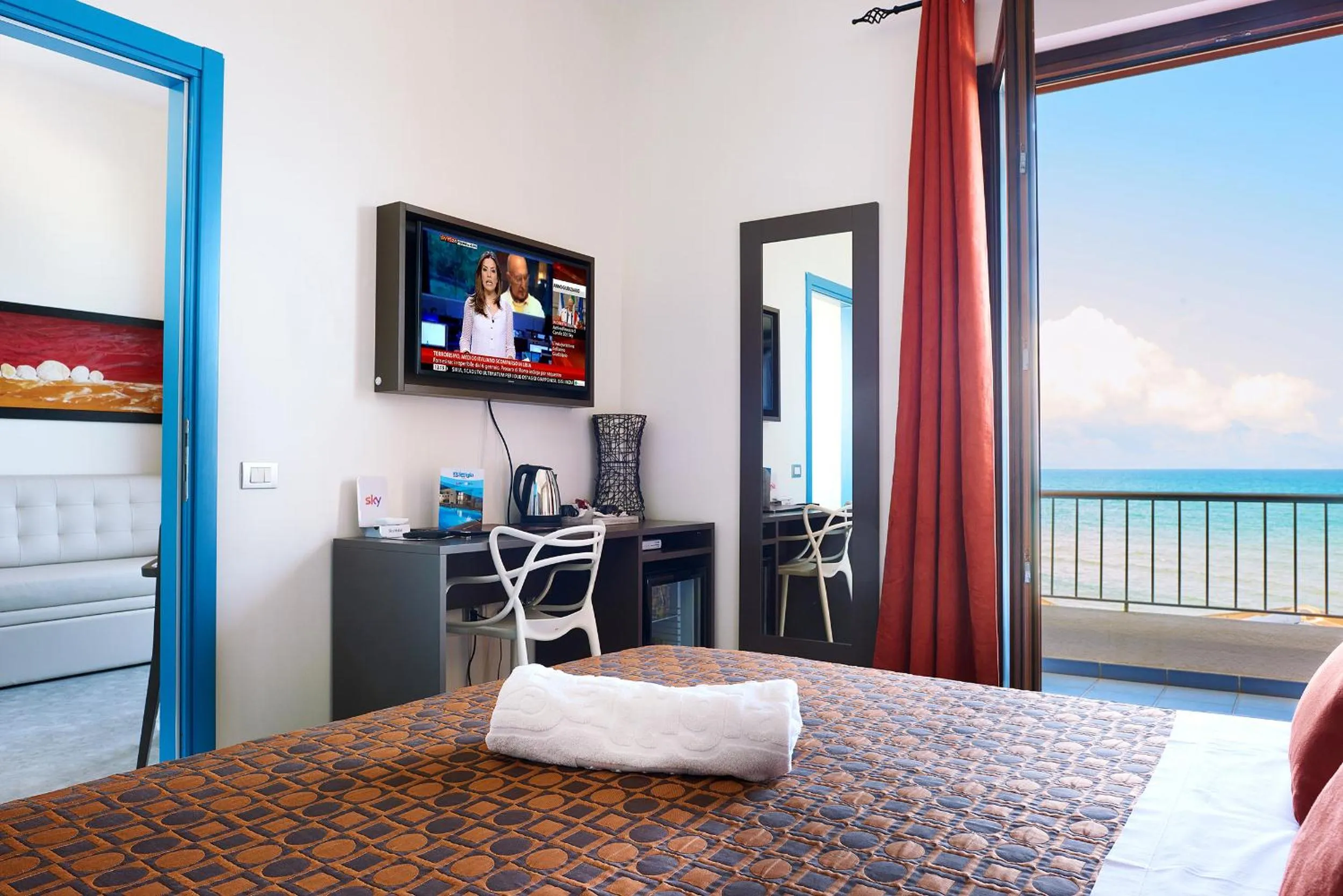 Suite with Terrace and Sea View in Hotel La Battigia