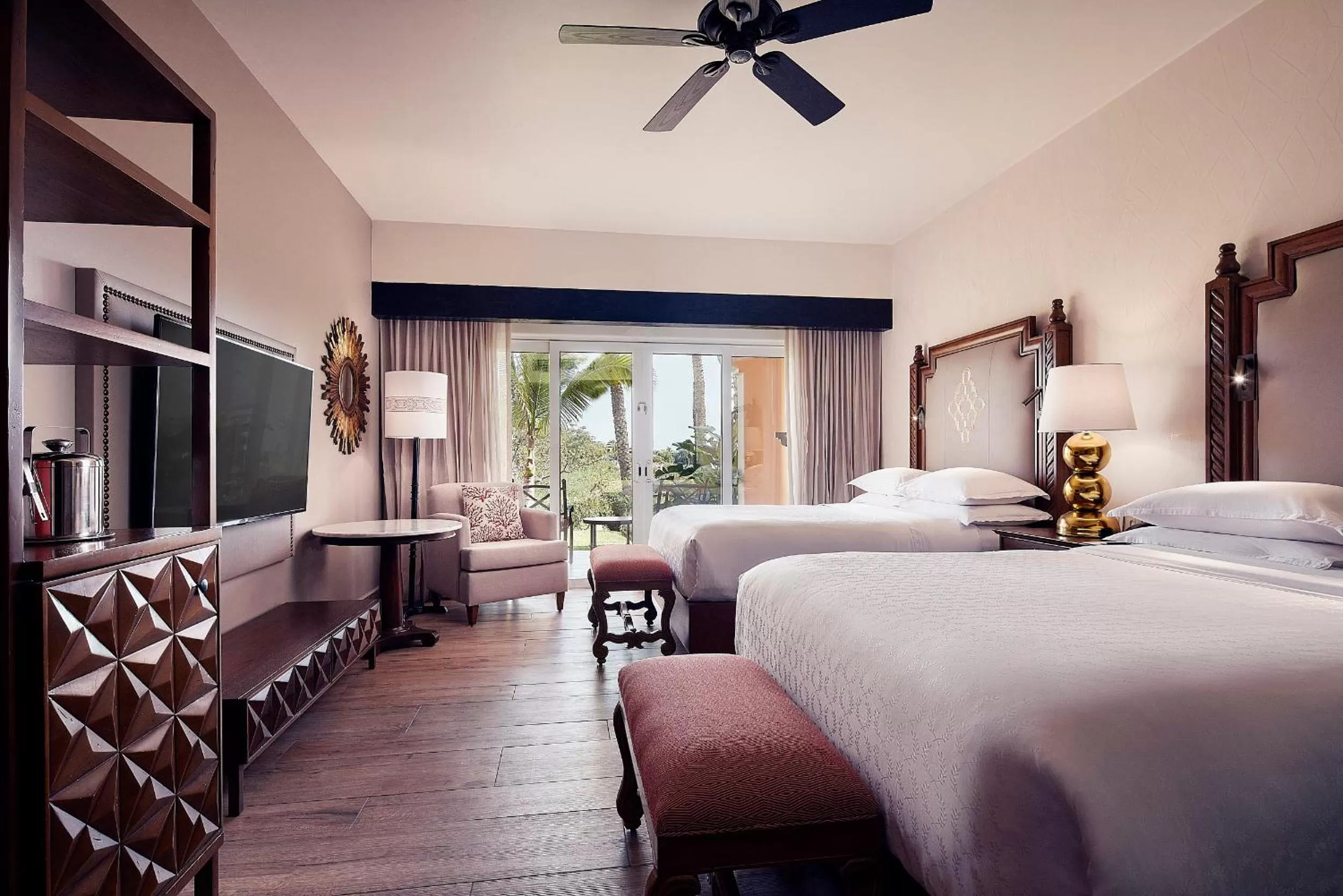 Queen Room with Two Queen Beds with Garden View and Balcony - Hacienda in Hacienda del Mar Los Cabos, an Autograph Collection All-Inclusive Resort