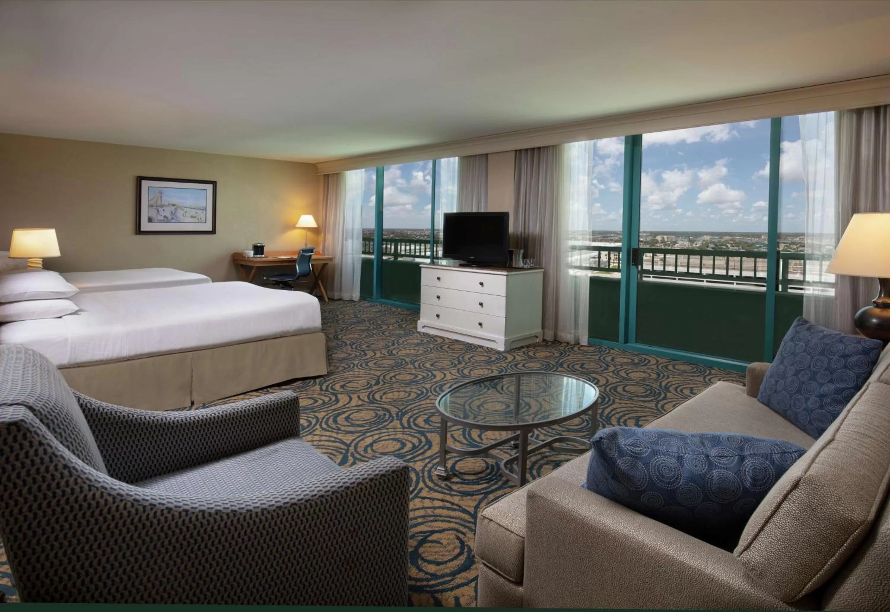 Queen Room with Sunset View - single occupancy in Hilton Daytona Beach Resort