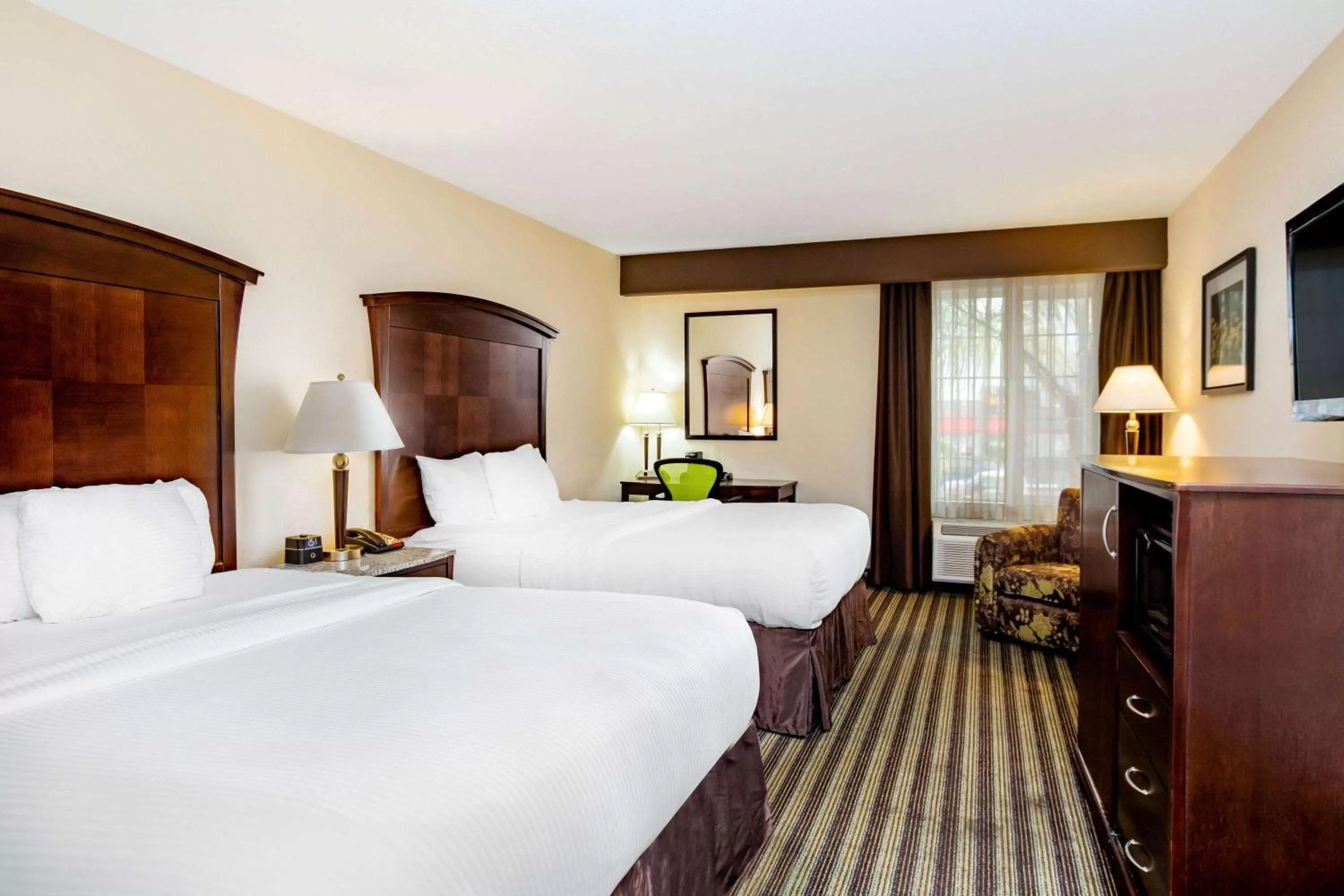 Double Room with Two Double Beds and Mobility/Hearing Impaired Access in La Quinta by Wyndham Fowler