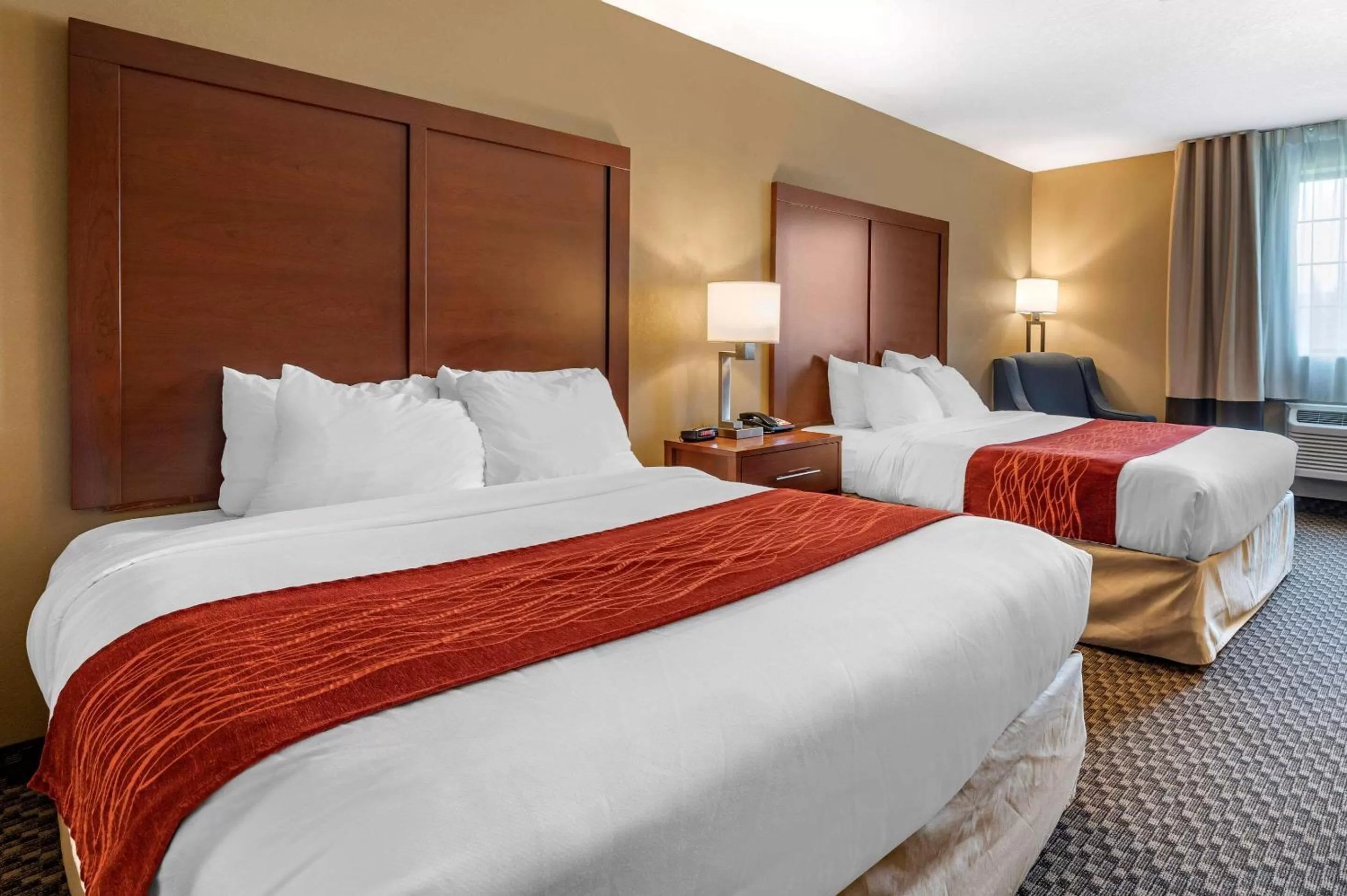 Queen Room with Two Queen Beds - Non-Smoking in Comfort Inn & Suites Napoleon