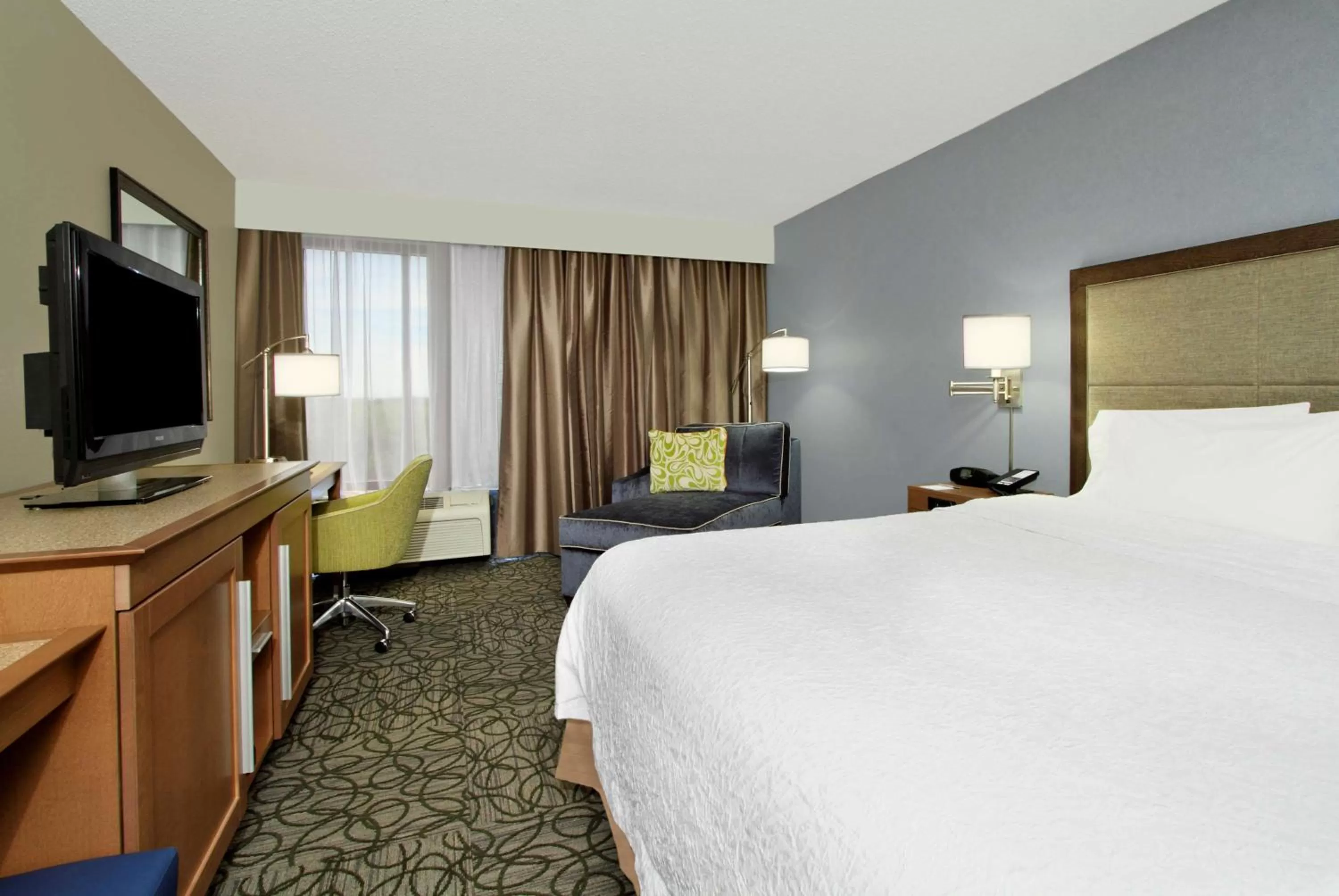 King Room with Accessible Tub - Mobility and Hearing Access/Non-Smoking in Hampton by Hilton Austin South - I-35 & Ben White
