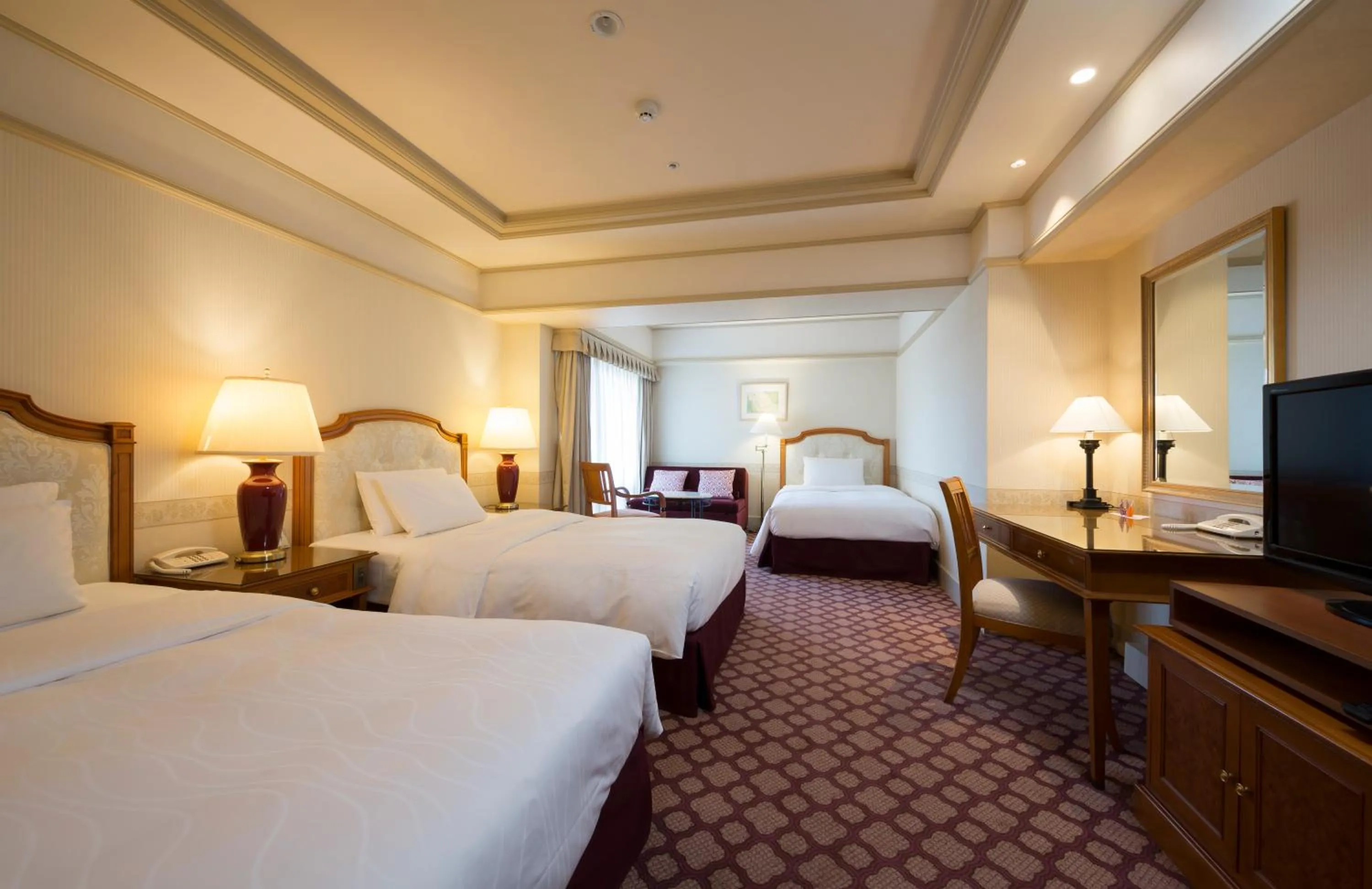 Premium Triple Room with City View - Non-Smoking  in Hotel Nikko Princess Kyoto