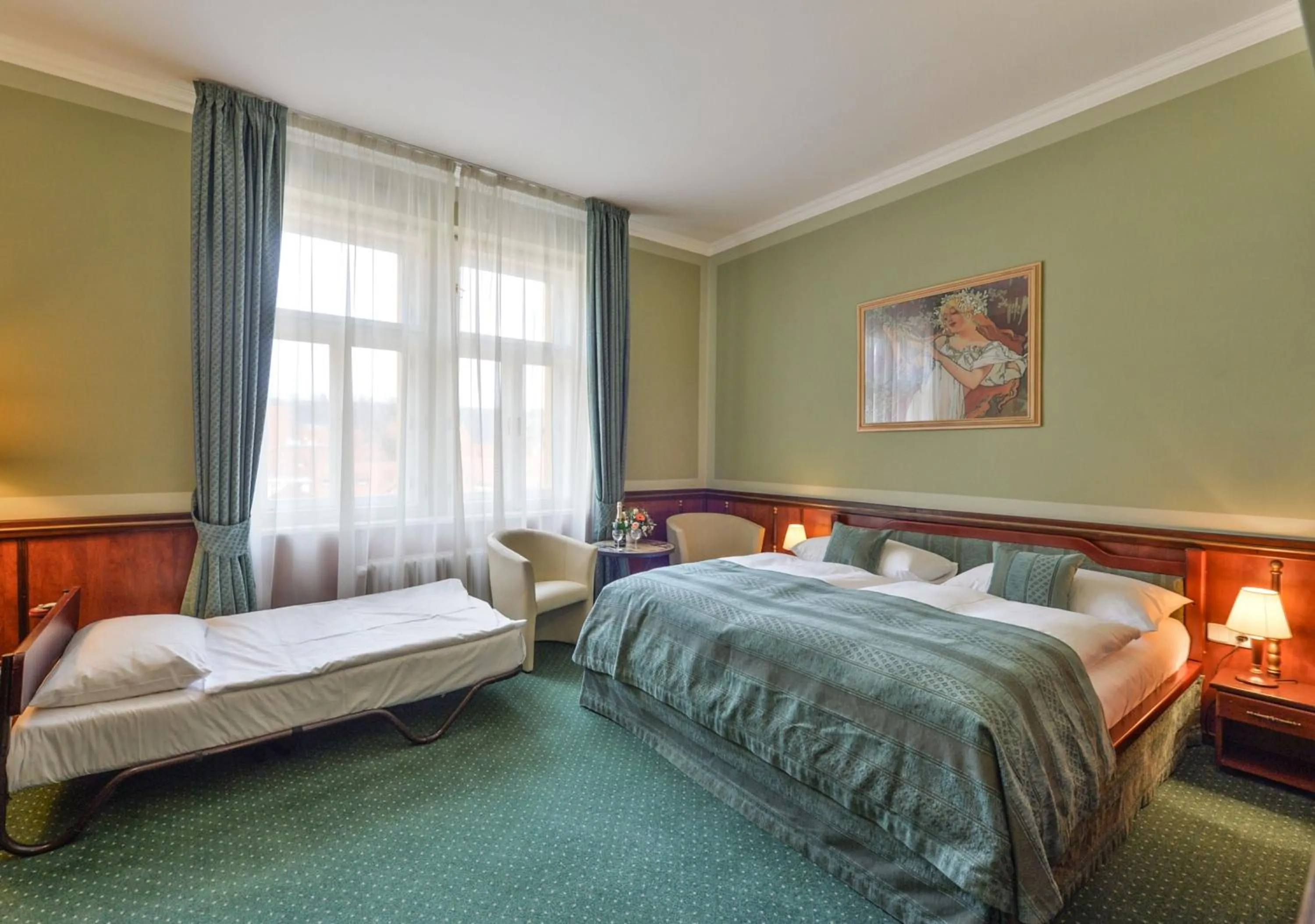 Deluxe Double or Twin Room With Extra Bed in Hotel Hastal Prague Old Town