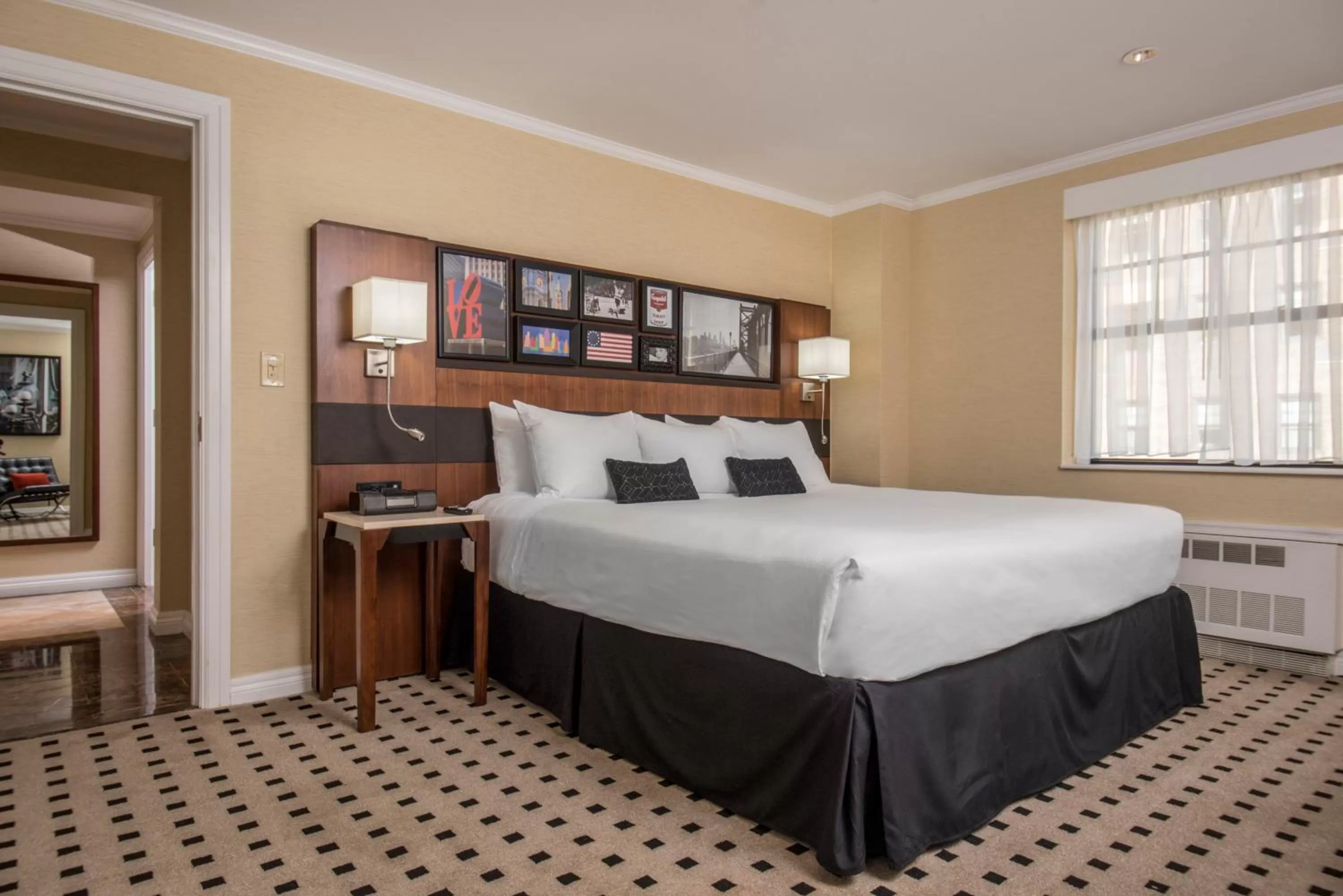 King Suite with Sofa Bed in The Warwick Hotel Rittenhouse Square Philadelphia