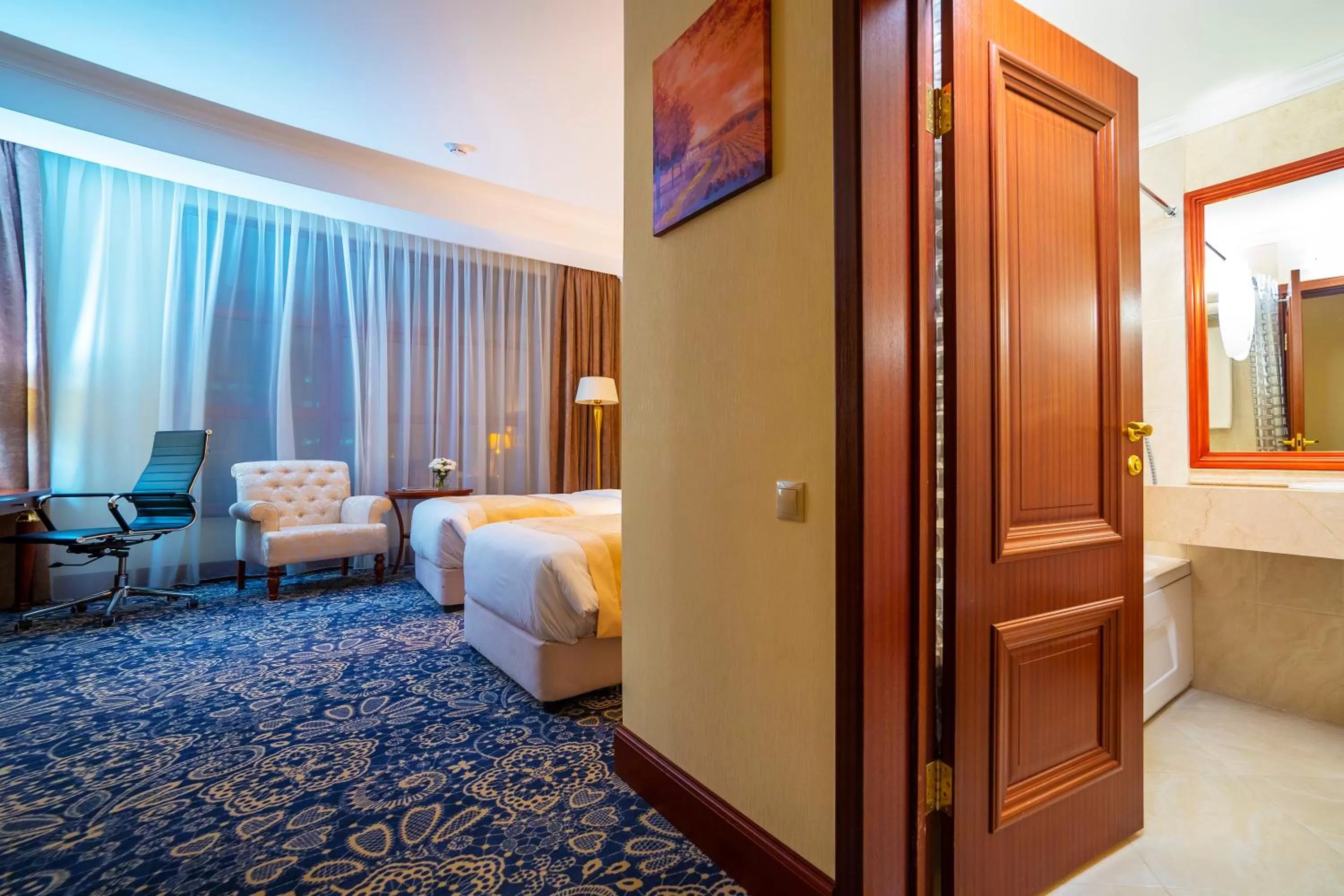 Twin Room with City View - single occupancy - Non-Smoking in Ramada by Wyndham Almaty