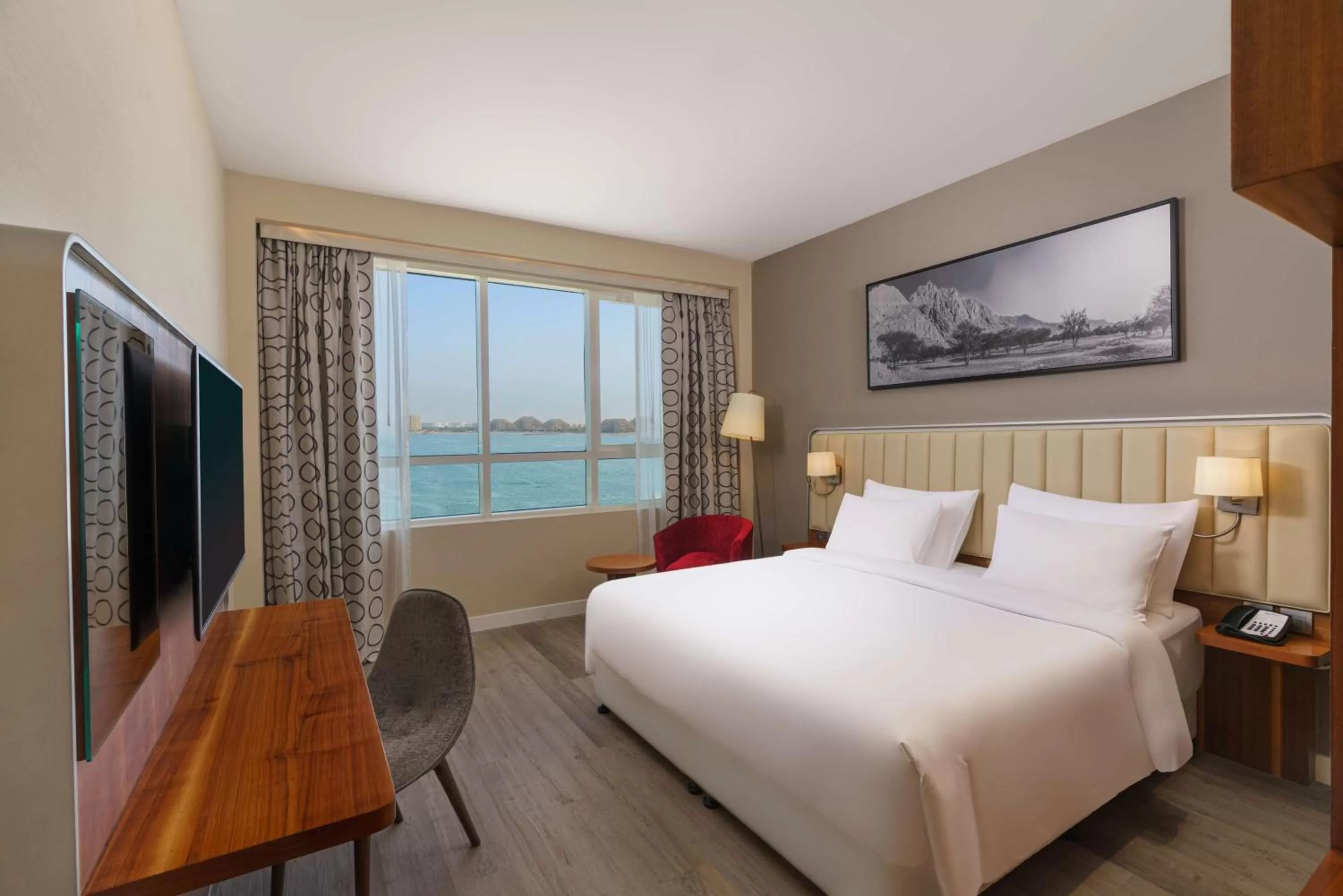 Family Room with Partial Sea View in Radisson Resort Ras Al Khaimah Marjan Island