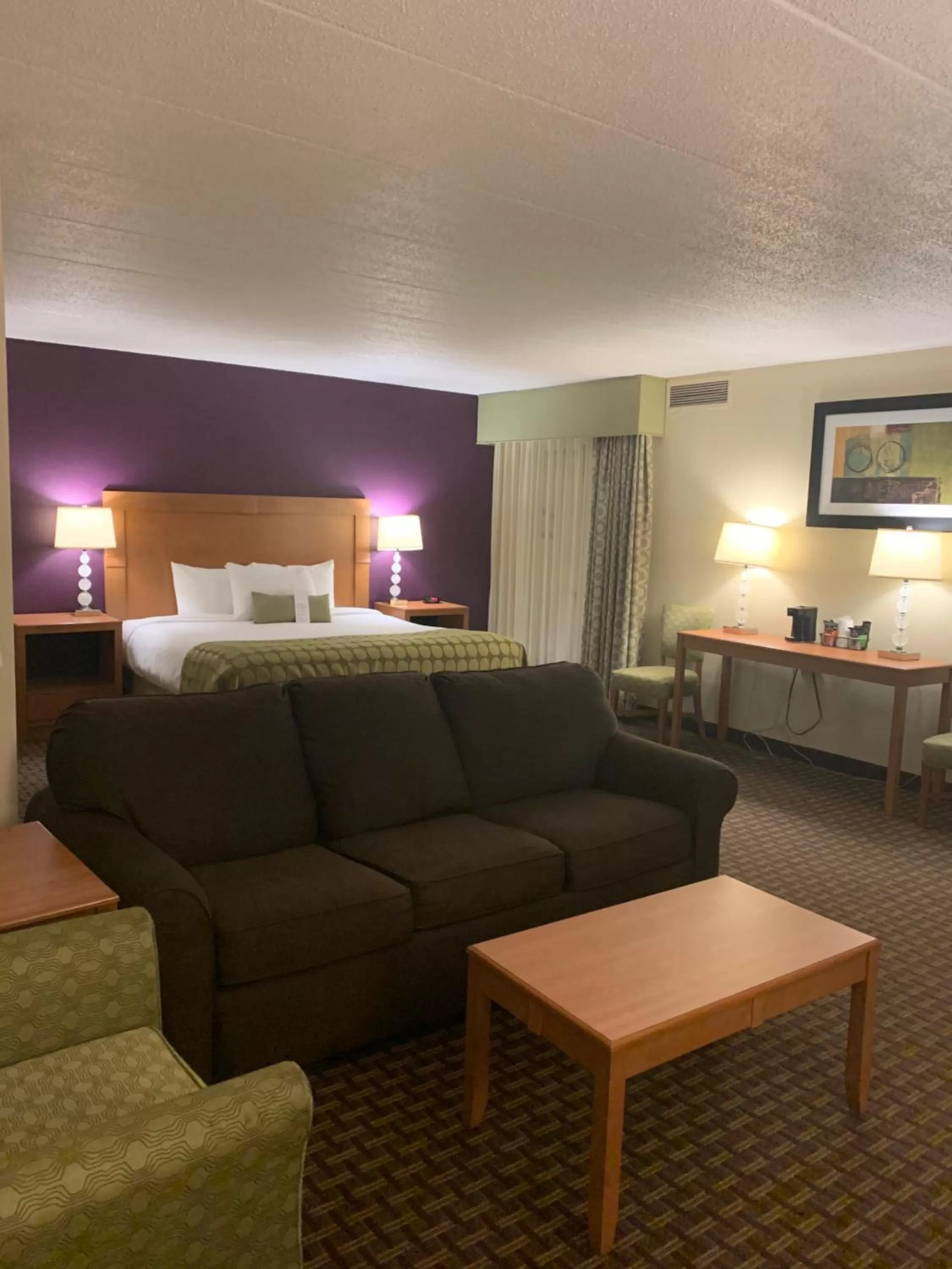 Deluxe King Suite - Non-Smoking in Ramada by Wyndham Marquette