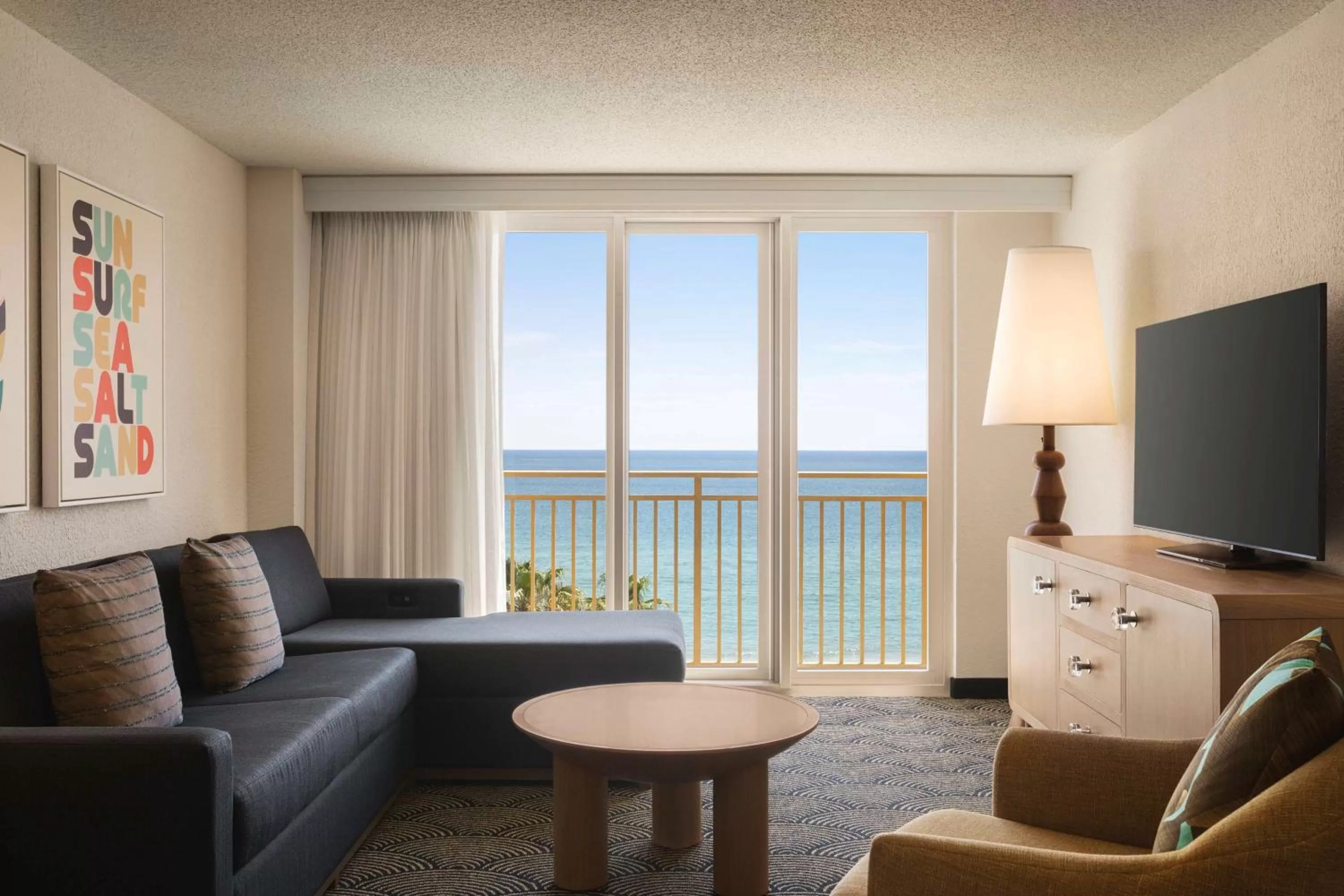 Suite, 2 Double Beds, Oceanfront, Accessible Bathtub, Juliet Balcony in Embassy Suites by Hilton Deerfield Beach Resort & Spa