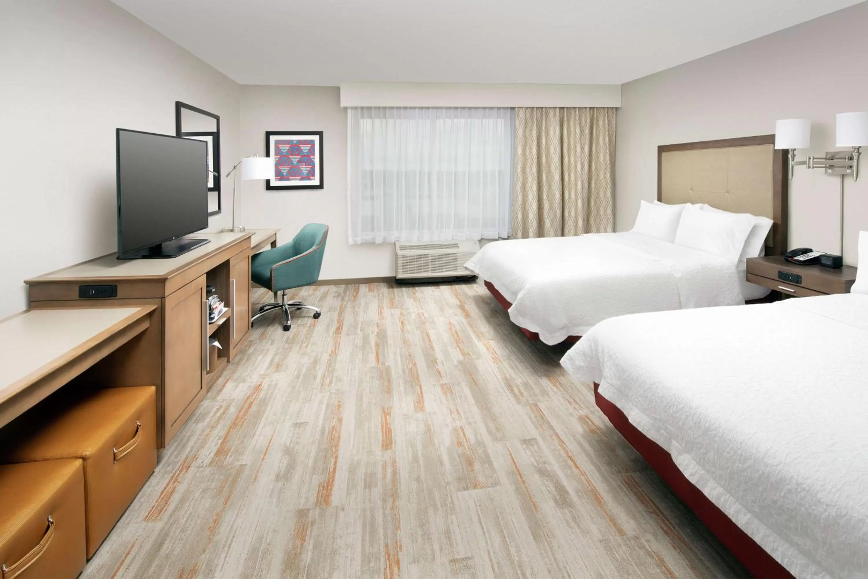 Queen Room with Two Queen Beds - Mobility Access/Non-Smoking in Hampton Inn Denver Tech Center South