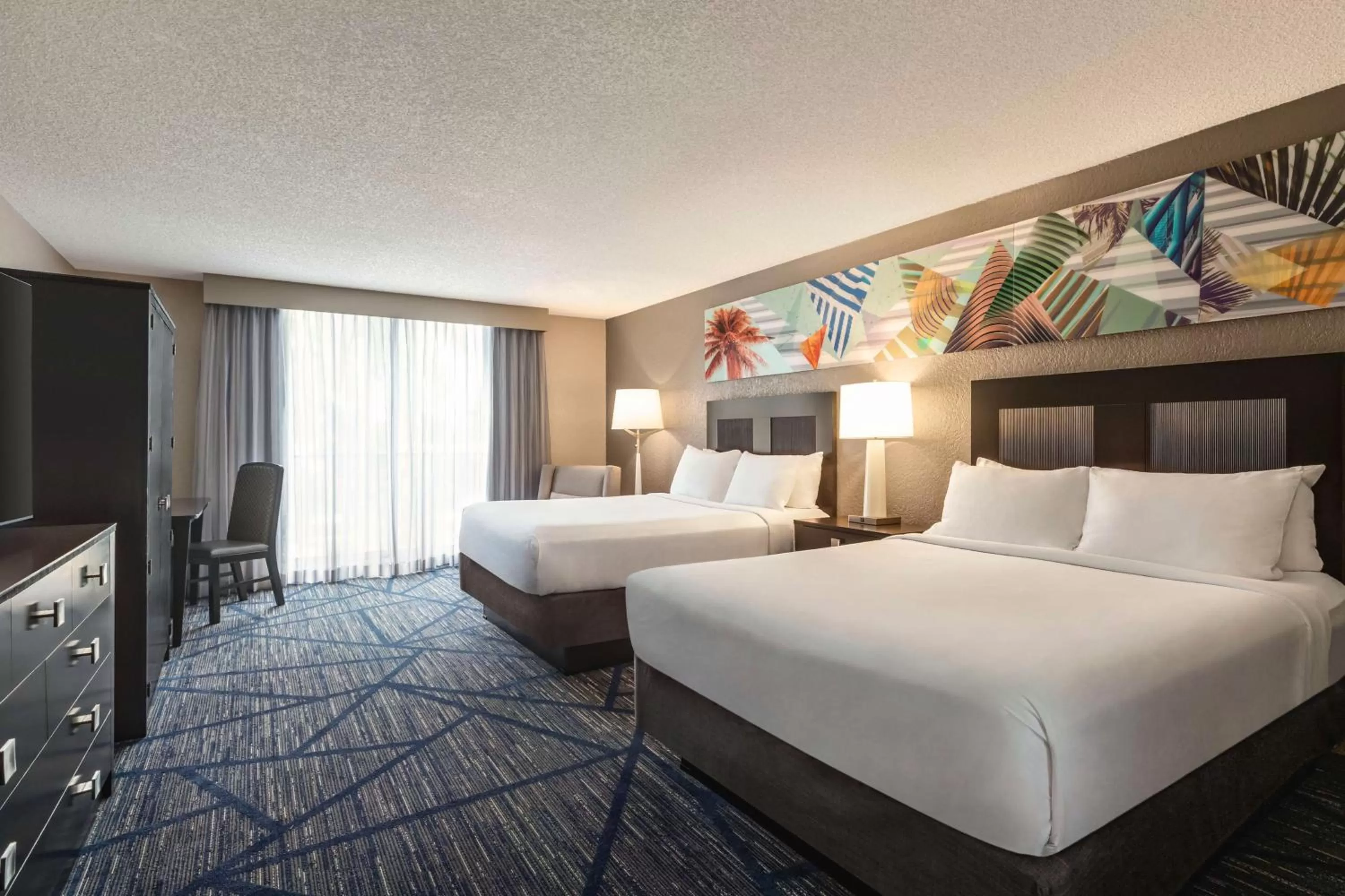 Suite, 2 Queen Beds, Balcony (Oversize Suite) in Embassy Suites by Hilton Miami International Airport