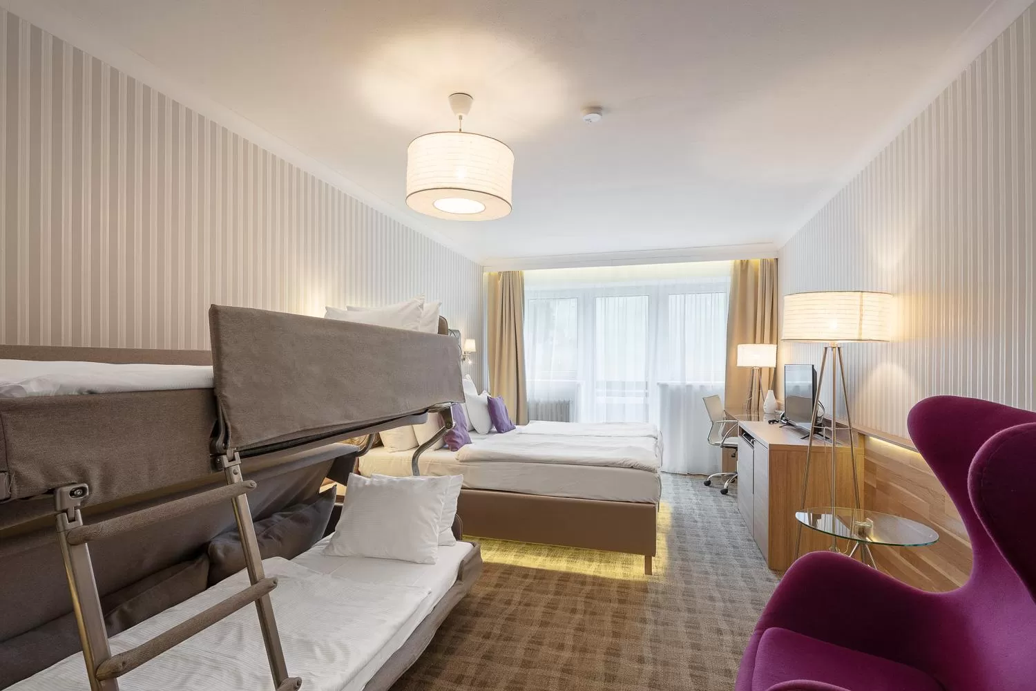 Family Deluxe Room with Balcony in Pytloun Wellness Hotel Harrachov