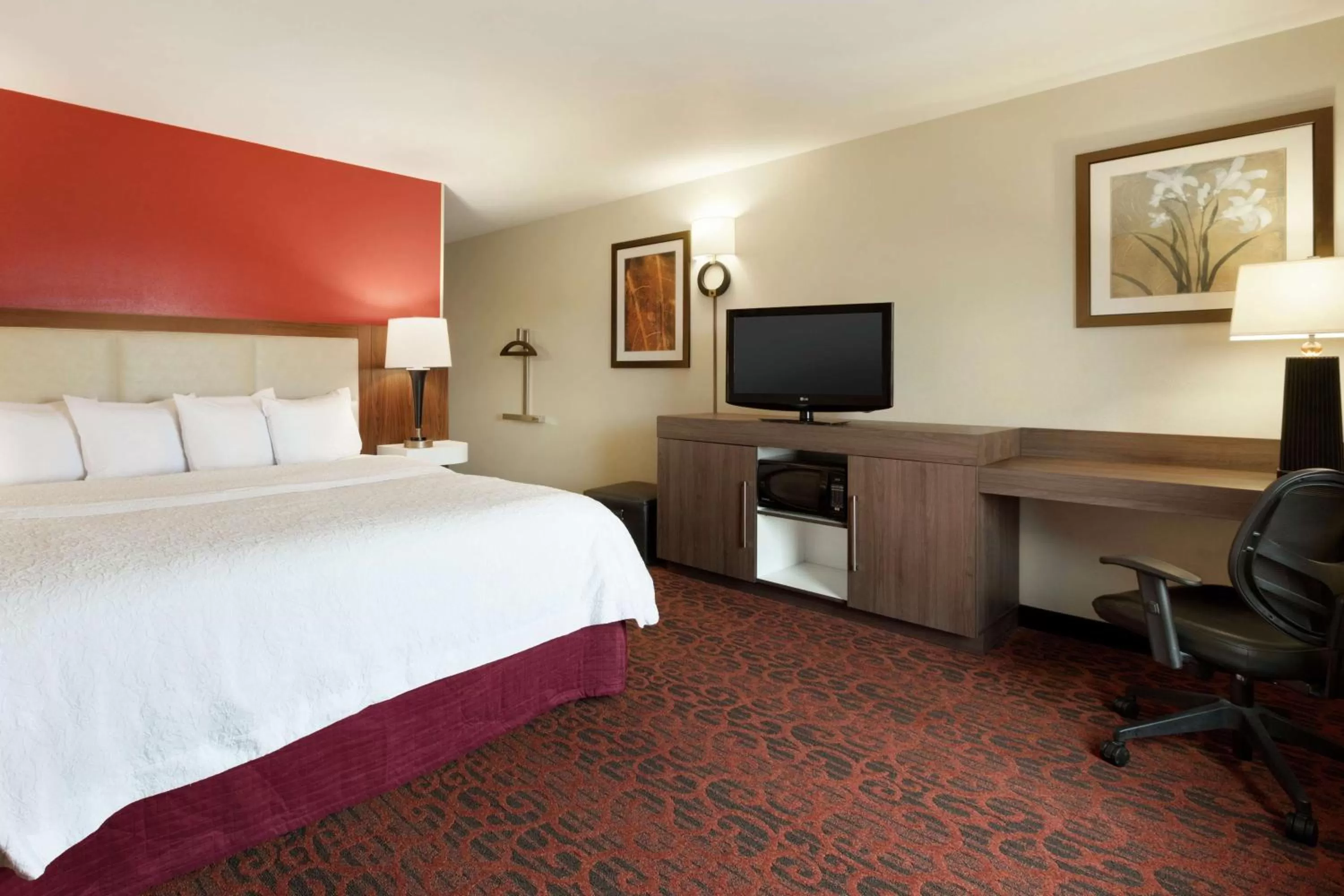 King Room with Accessible Tub - Mobility and Hearing Access/Non-Smoking in Hampton Inn Wichita Falls-Sikes Senter Mall