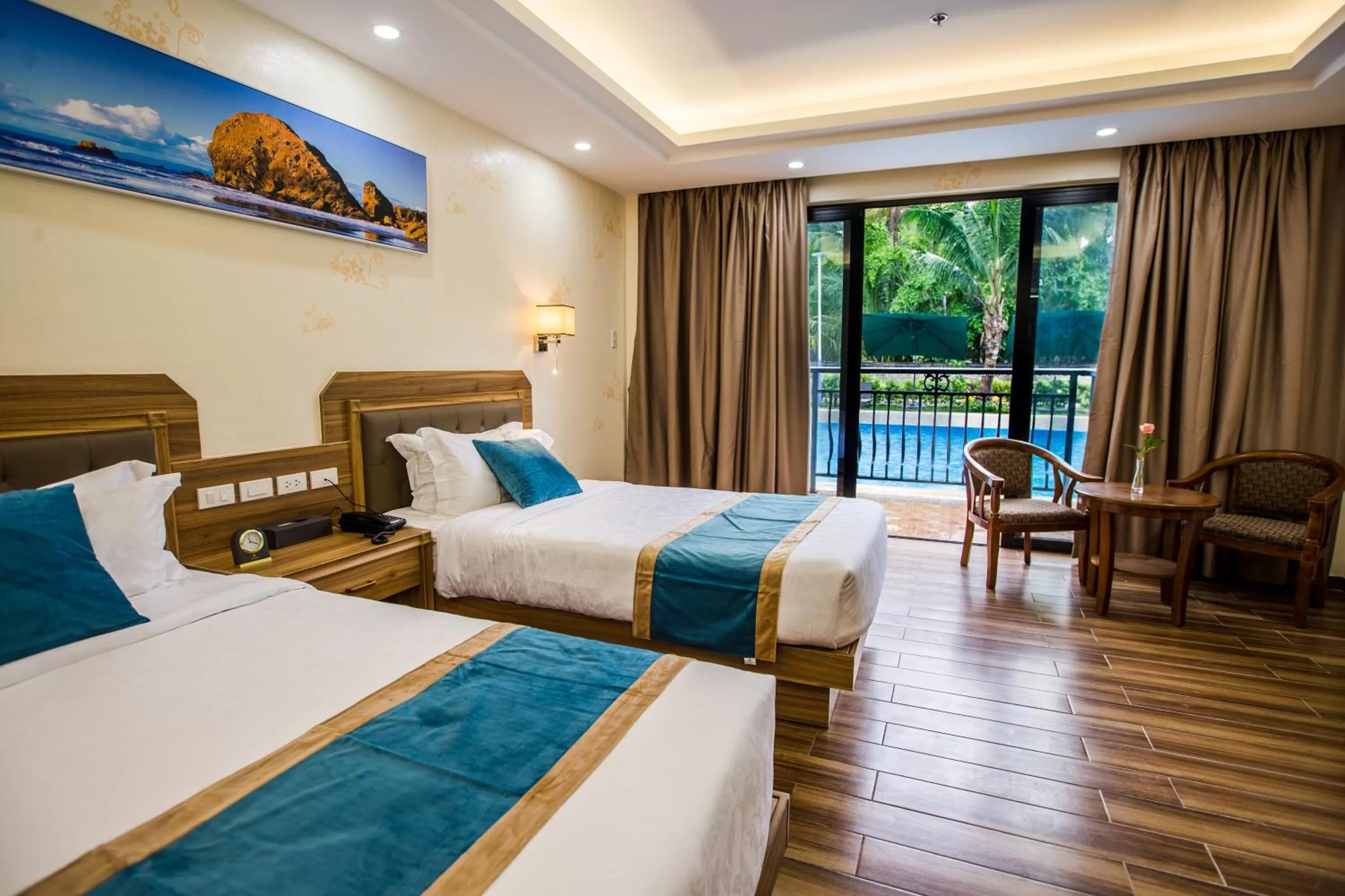 Double or Twin Room with Swimming Pool Access in Costa Palawan Resort