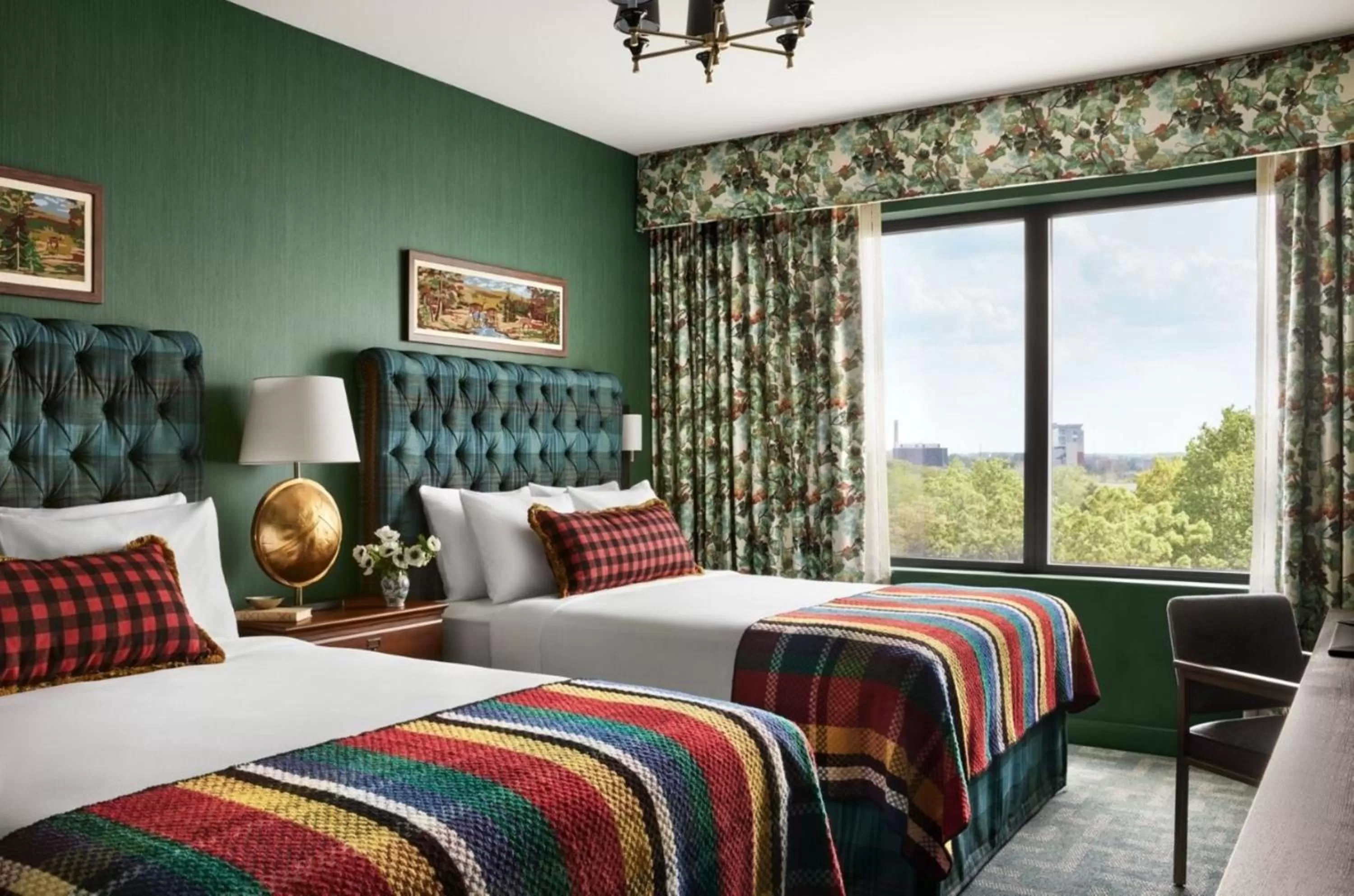 Superior Queen Room with Two Queen Beds in Graduate by Hilton East Lansing