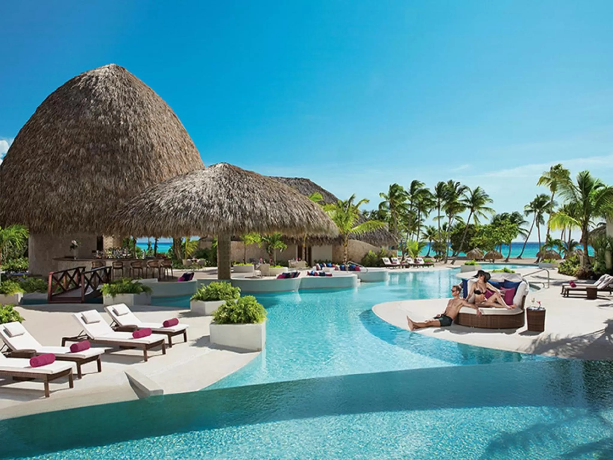 Preferred Club Bungalow Suite Swim Out Pool View in Secrets Cap Cana Resort & Spa - Adults Only