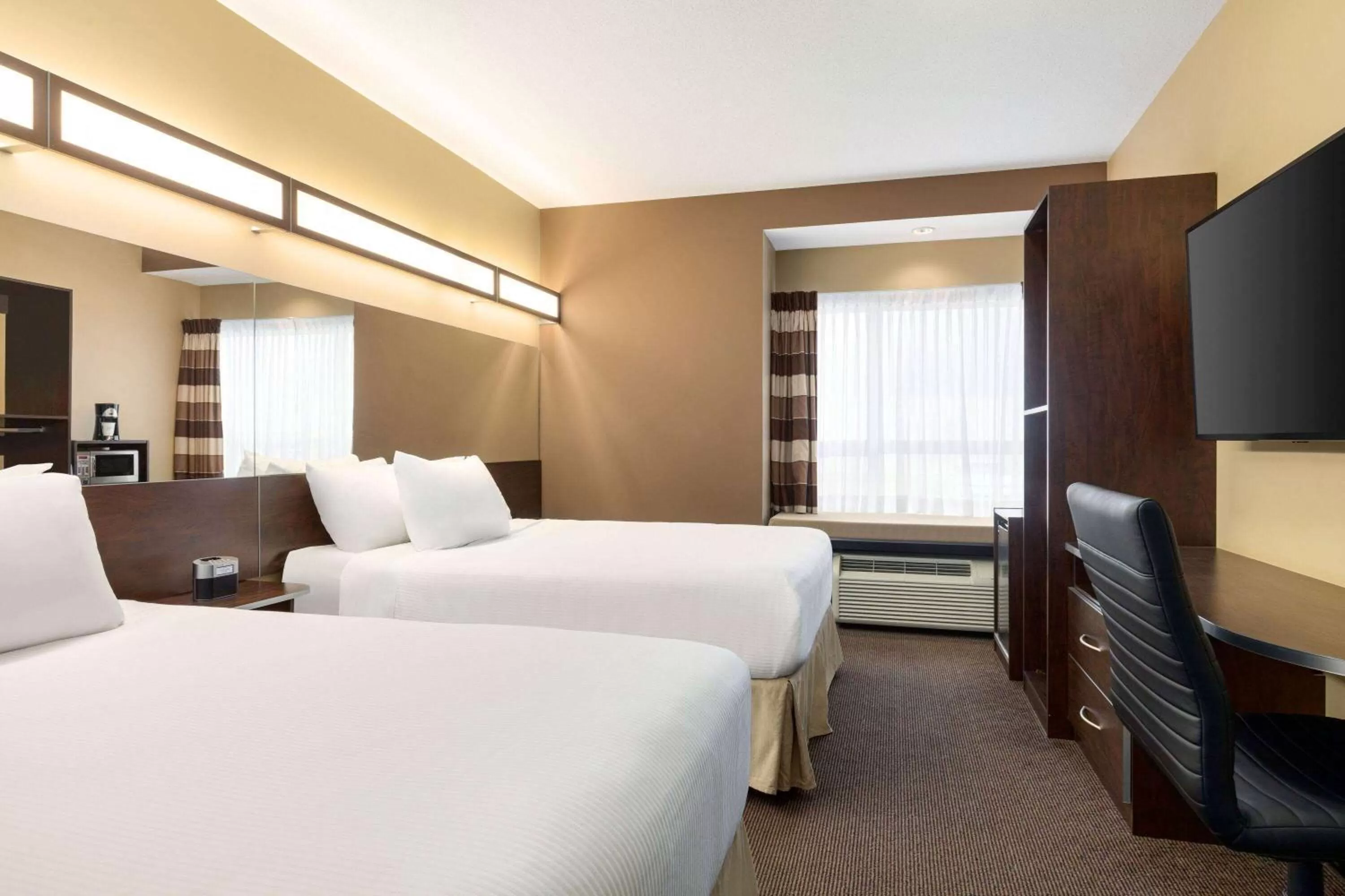 Queen Room with Two Queen Beds and Roll-in Shower - Mobility Accessible/Non-Smoking in Microtel Inn & Suites by Wyndham Estevan