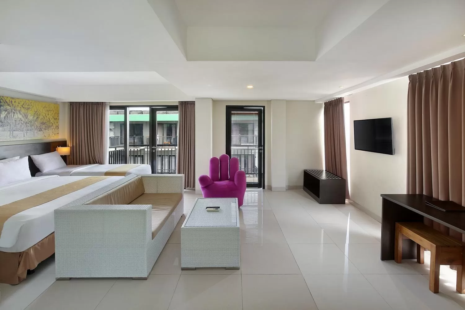 Family Suite with Balcony in Rofa Kuta Hotel - CHSE Certified