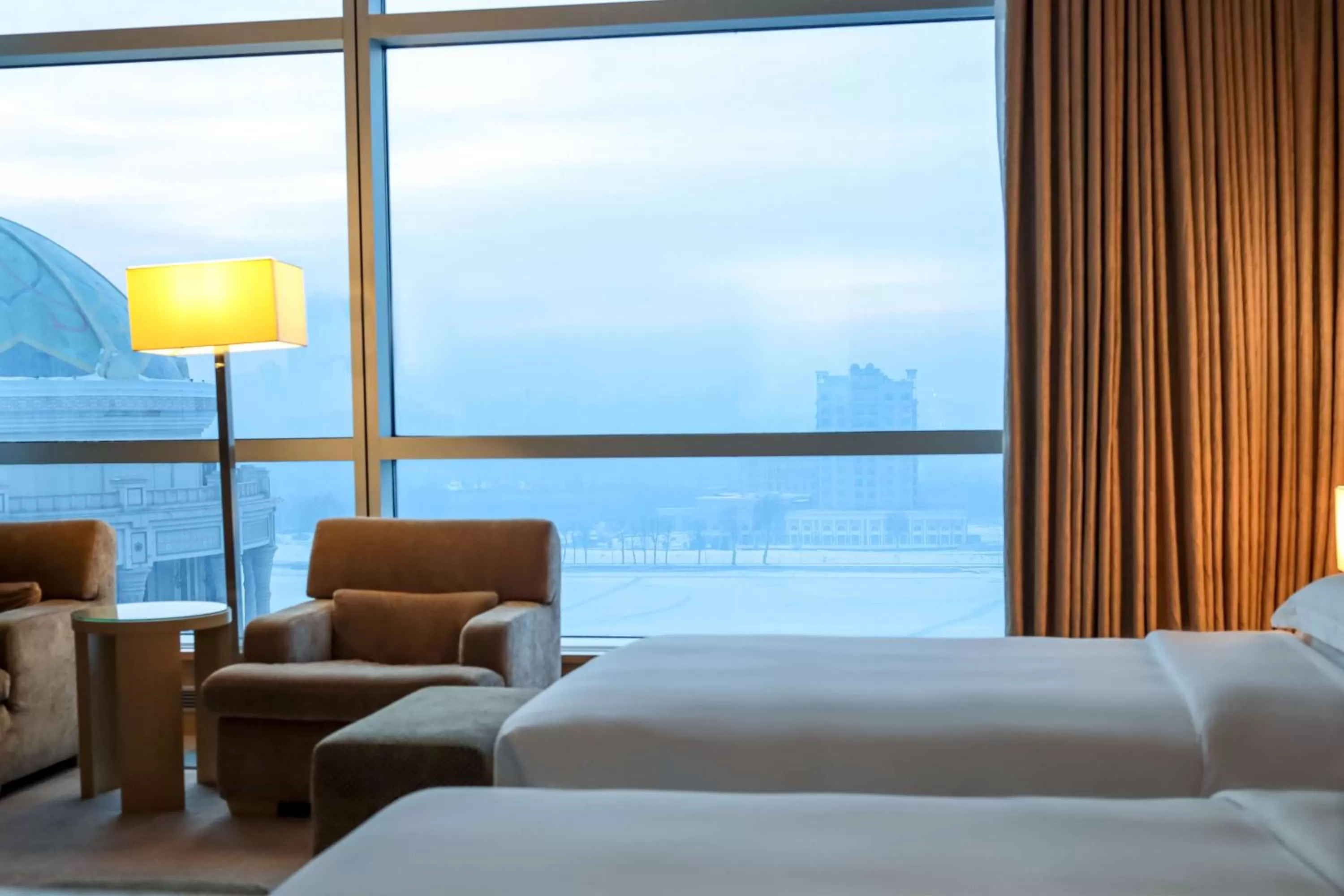 Twin Room with Lake View - Club Access in Hyatt Regency Dushanbe