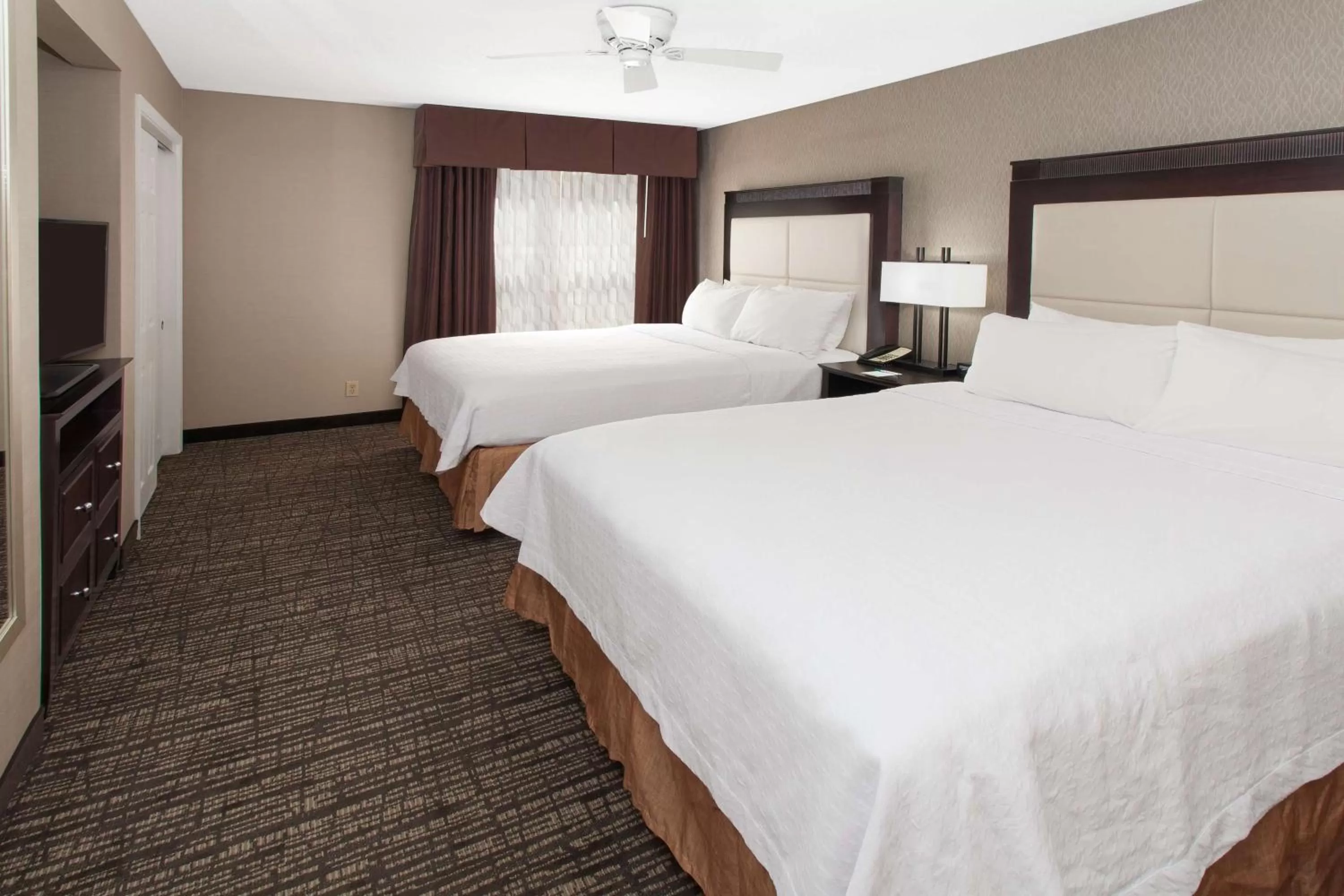 Queen Suite with Two Queen Beds - Non-Smoking in Homewood Suites by Hilton Indianapolis At The Crossing