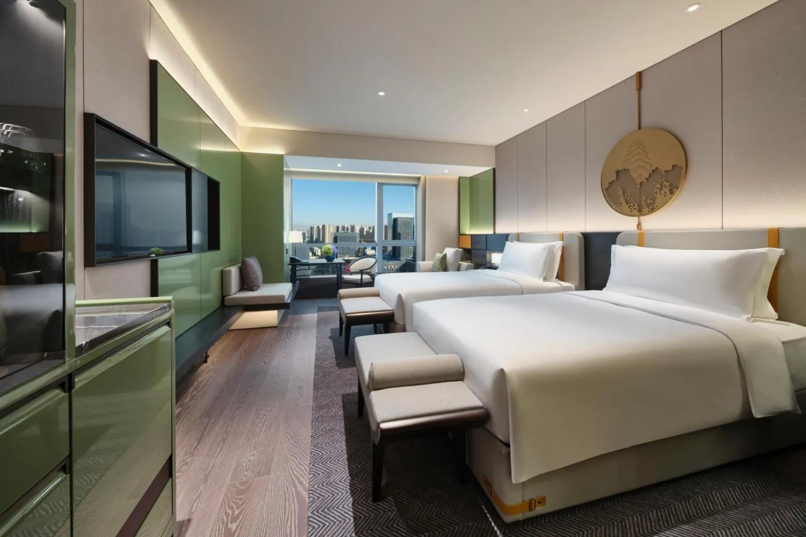 Classic Twin Room with Lounge Access in InterContinental Xi'an North by IHG