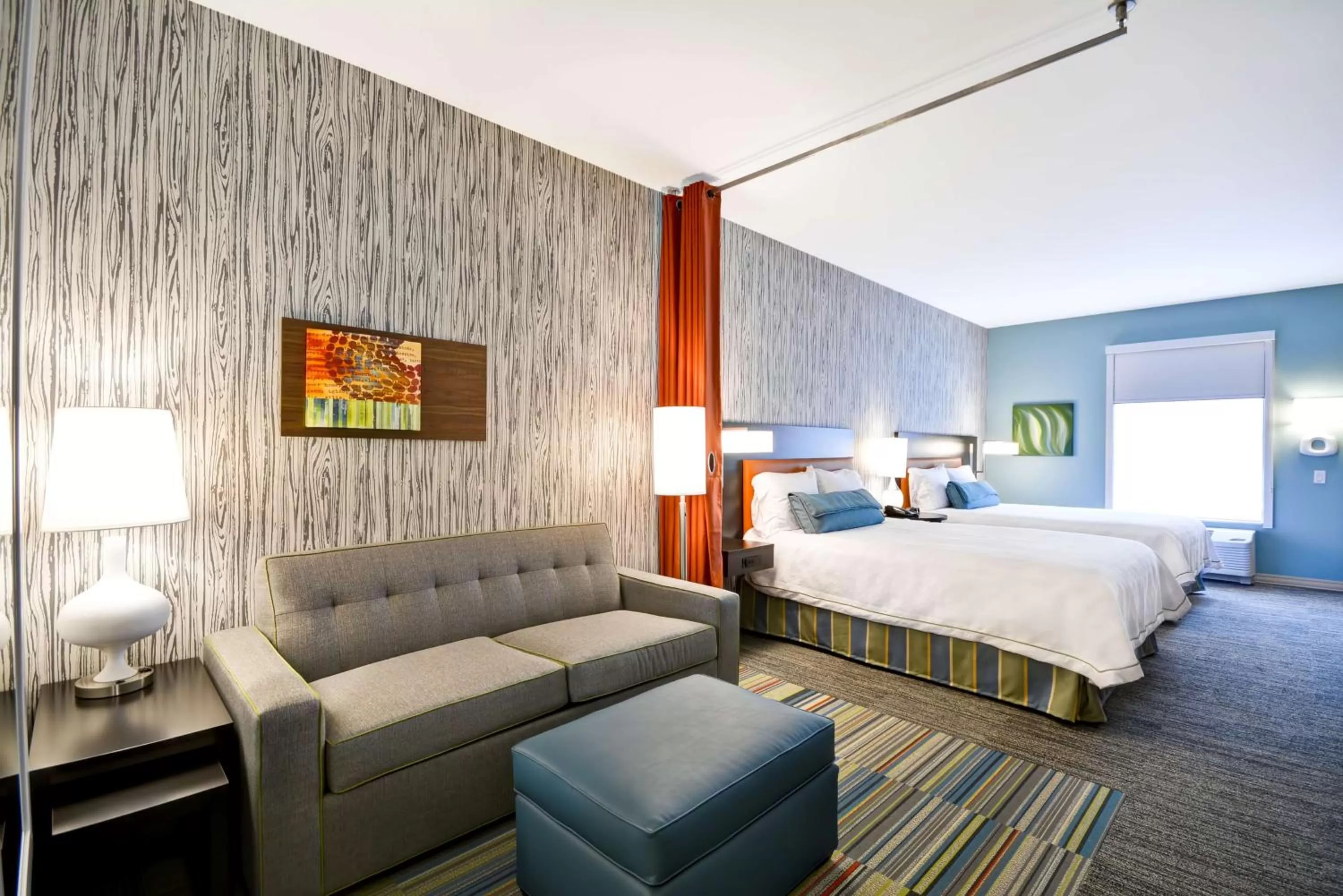 Queen Studio with Two Queen Beds - Mobility Access/Non-Smoking in Home2 Suites By Hilton Evansville