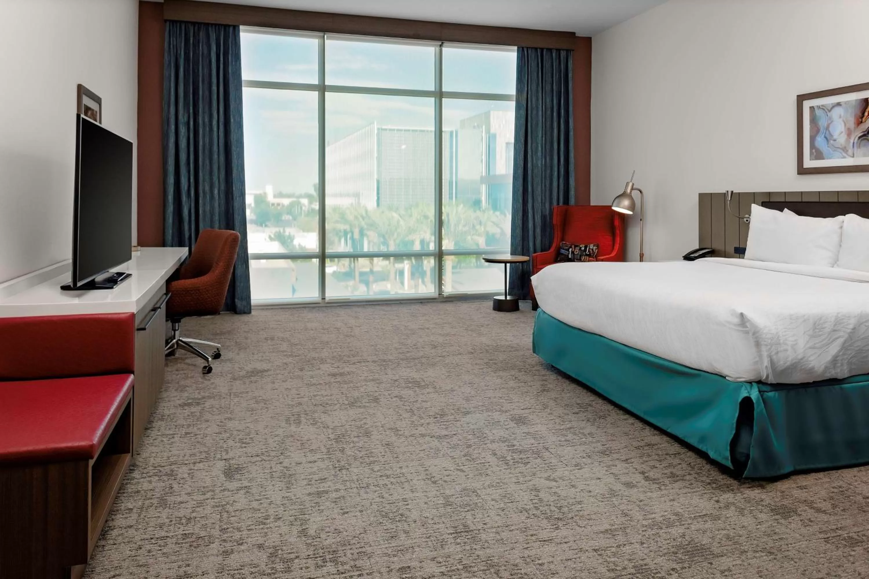 King Room with pool View - Mobility Accessible  in Hilton Garden Inn Chandler Downtown