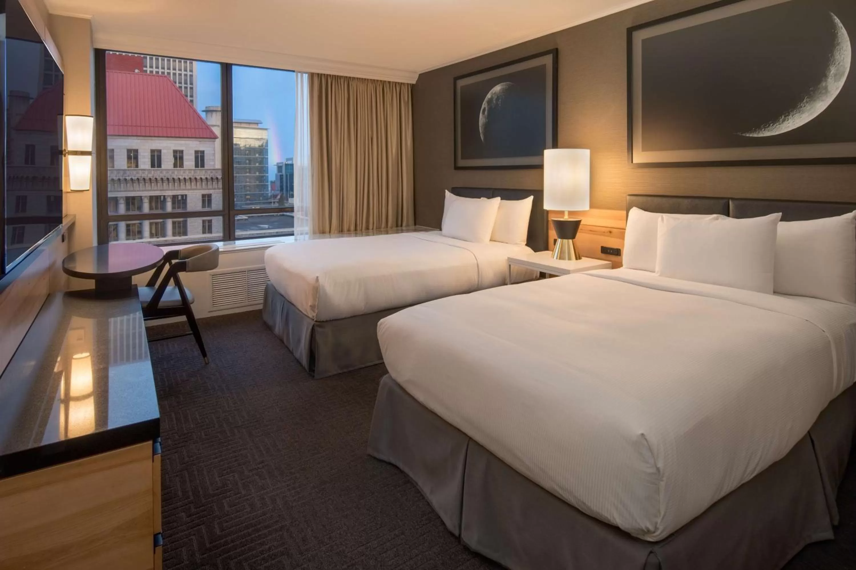Double Room with Two Double Beds in Hilton Portland Downtown