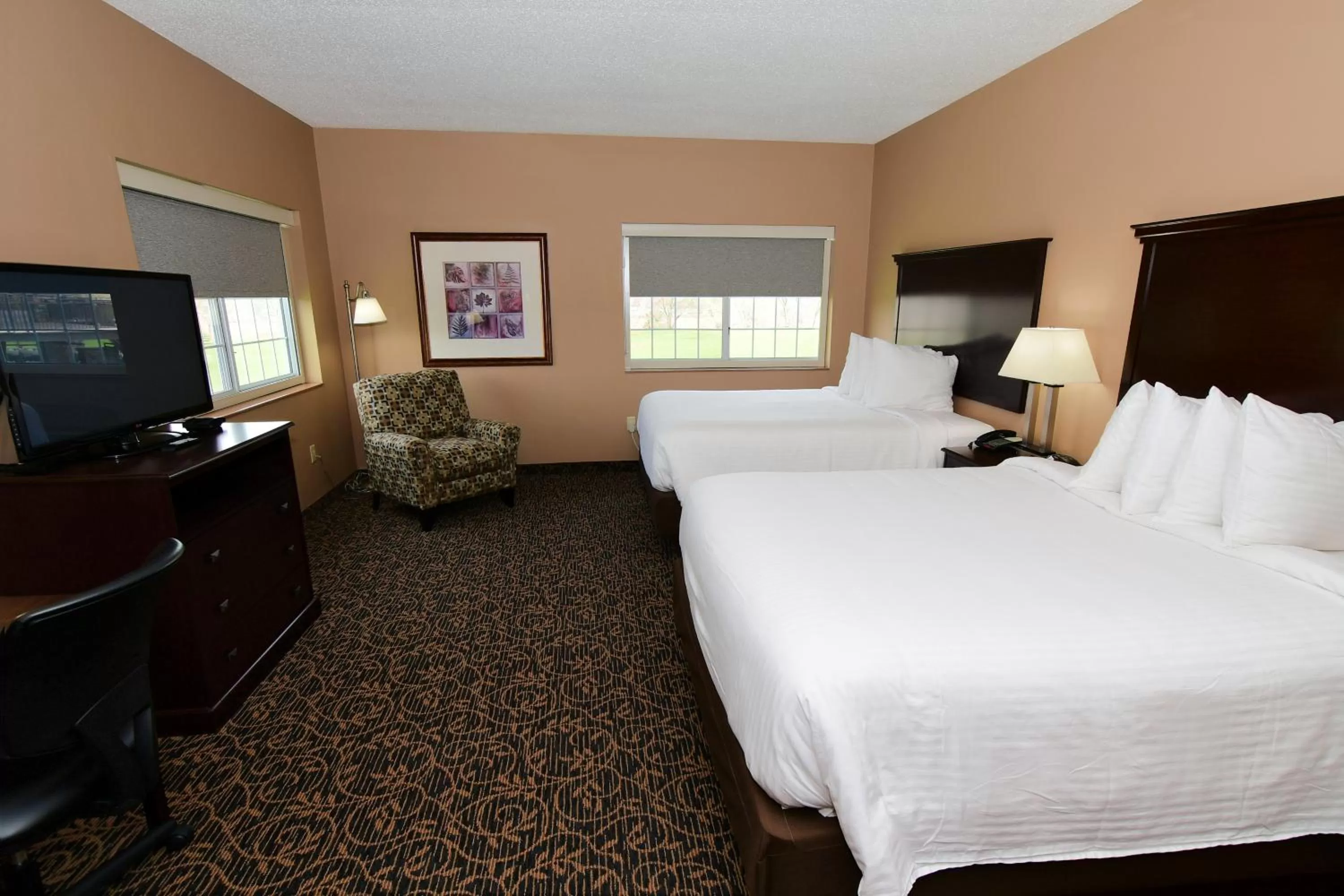 Two Queen Standard Suite in Cobblestone Inn & Suites - Denison | Majestic Hills