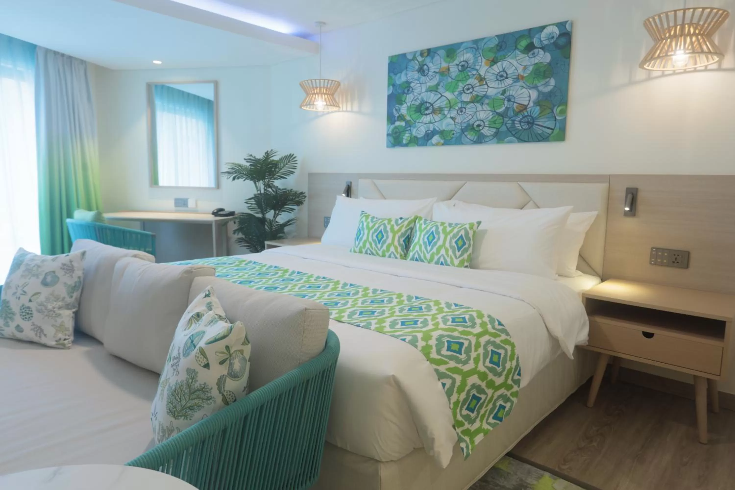 Bed in Lime Resort El Nido