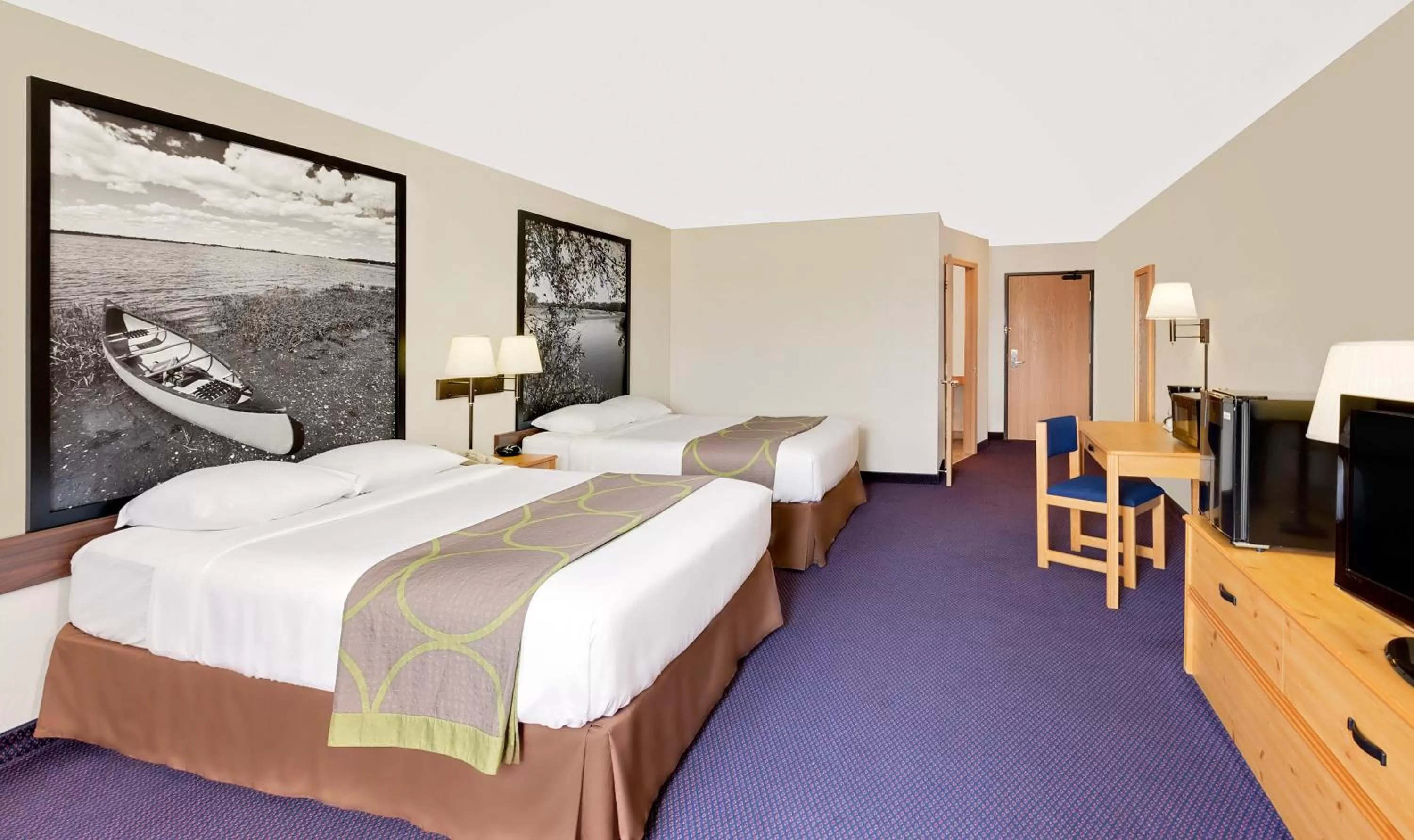 Queen Room with Two Queen Beds - Non-Smoking in Super 8 by Wyndham St. James