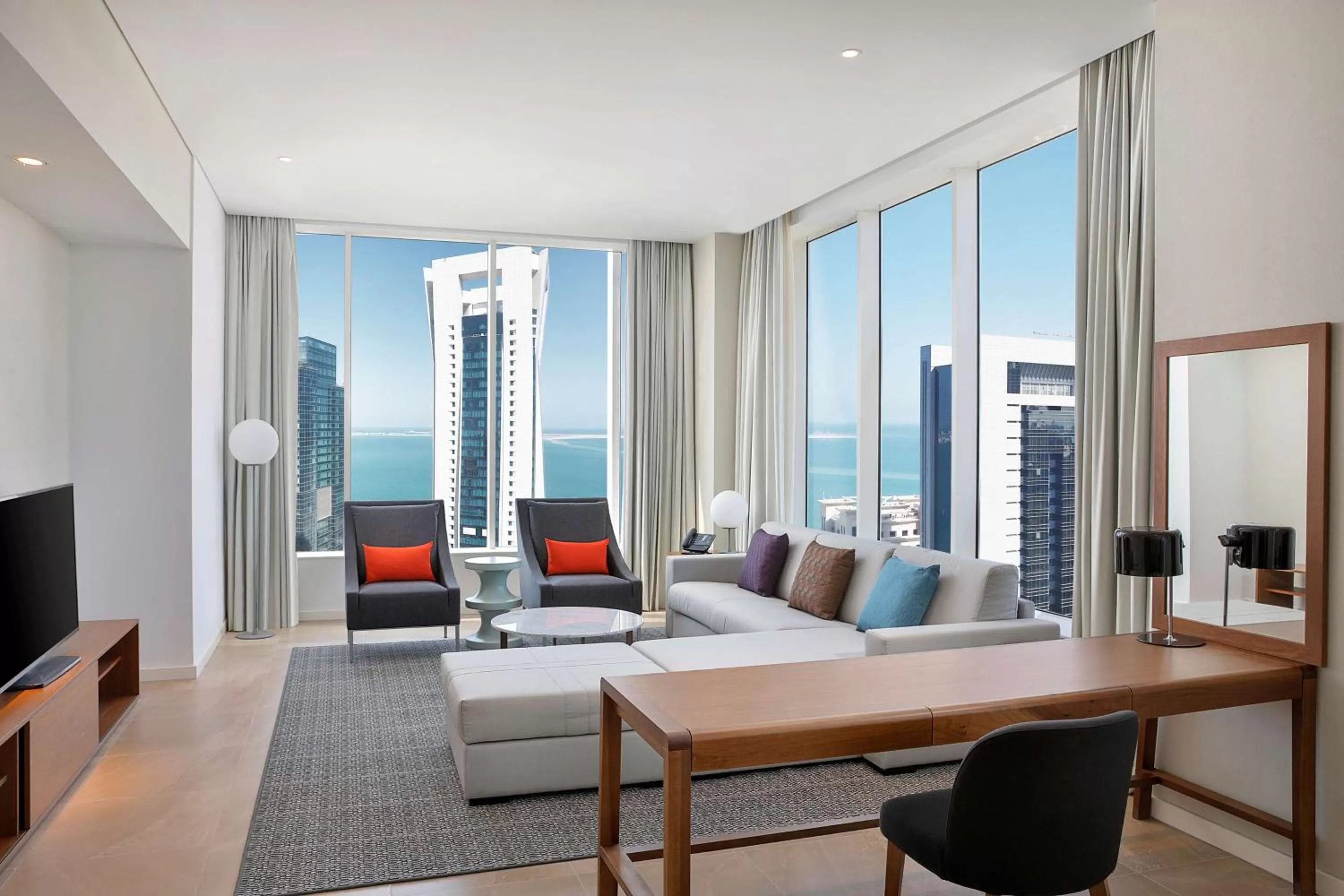 Two-Bedroom Suite - Sea View in Aleph Doha Residences, Curio Collection By Hilton