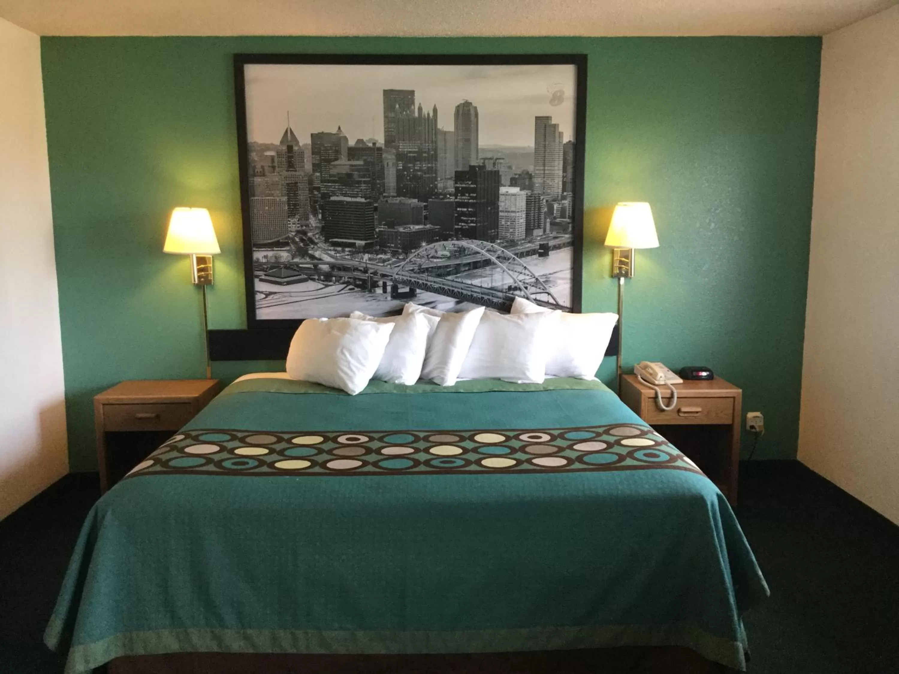 King Room- Non-Smoking in Super 8 by Wyndham New Stanton