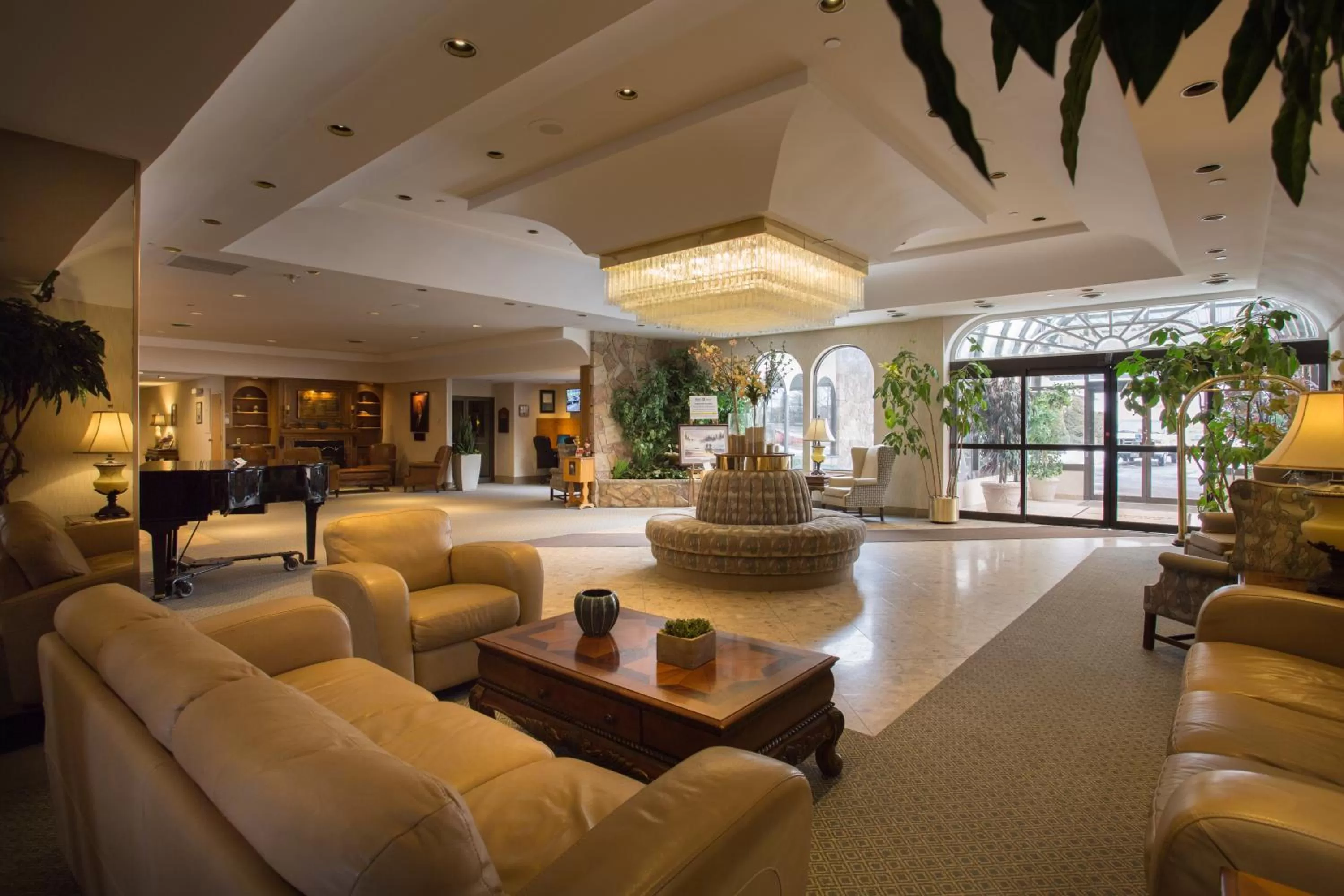 Lobby or reception in The Fredericton Inn