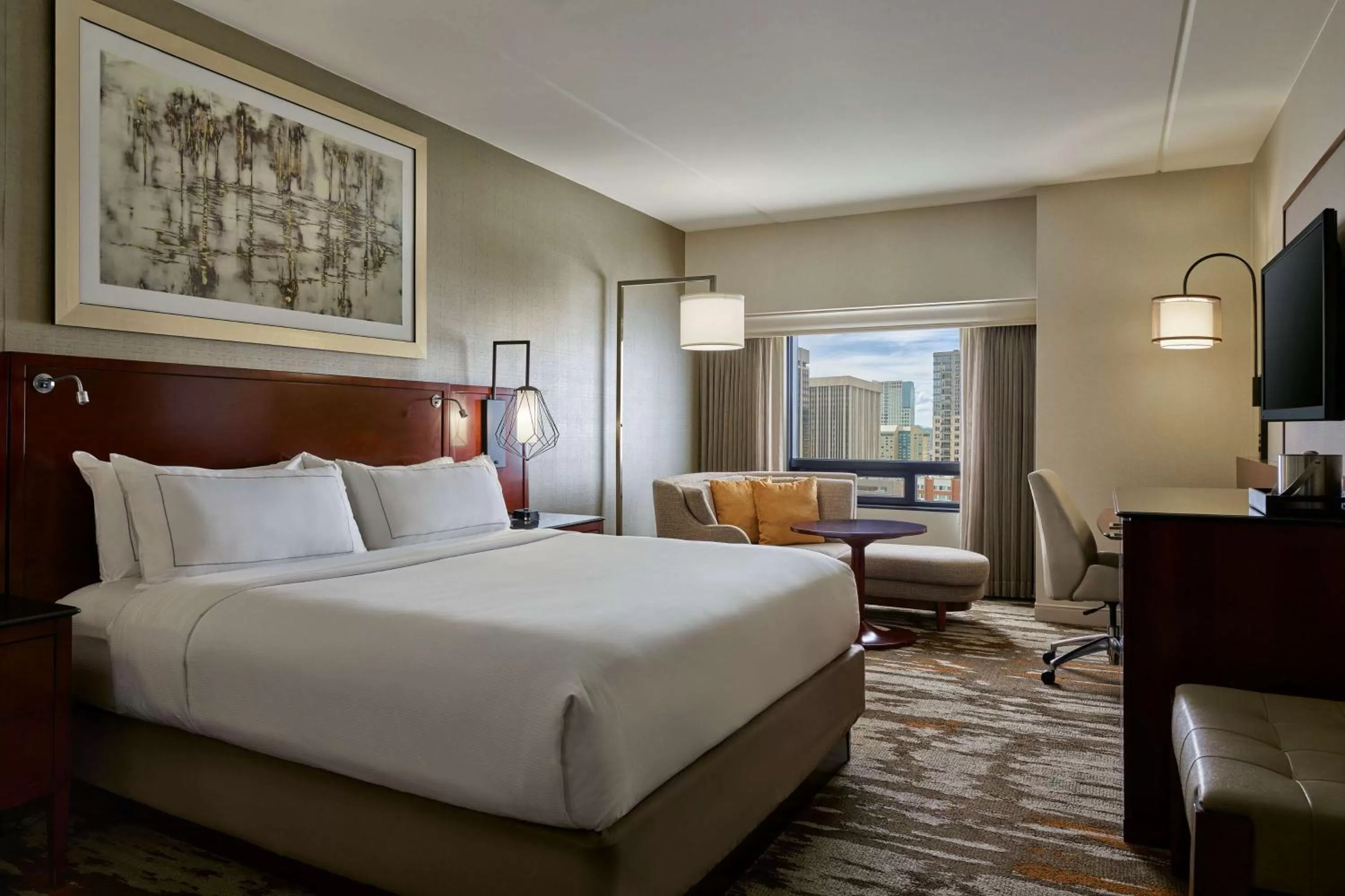 King Guest Room with City View in Hilton Denver City Center
