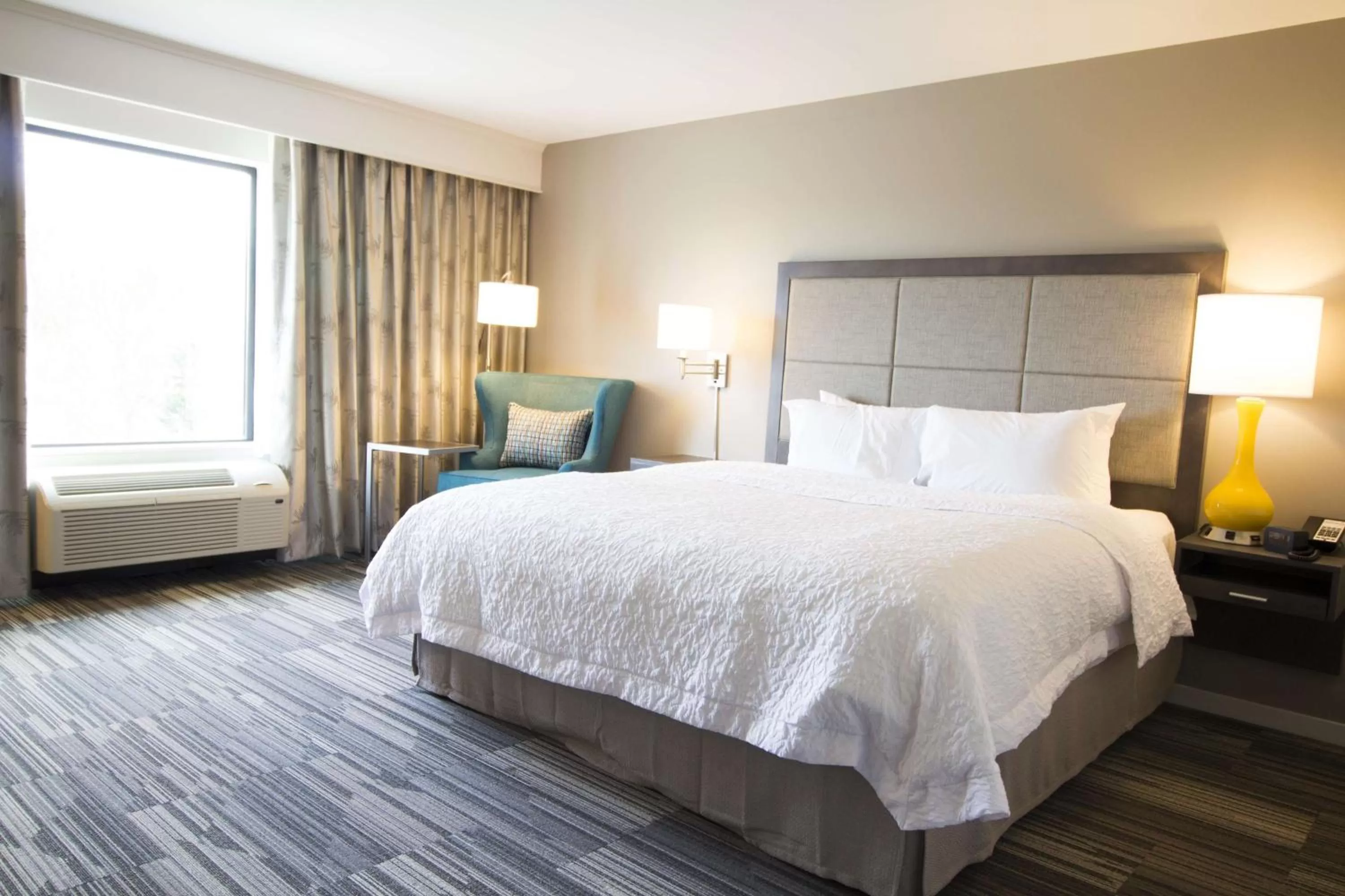 King Room with Sofa Bed - Hearing Accessible/Non-Smoking in Hampton Inn Decatur, Mt. Zion, IL