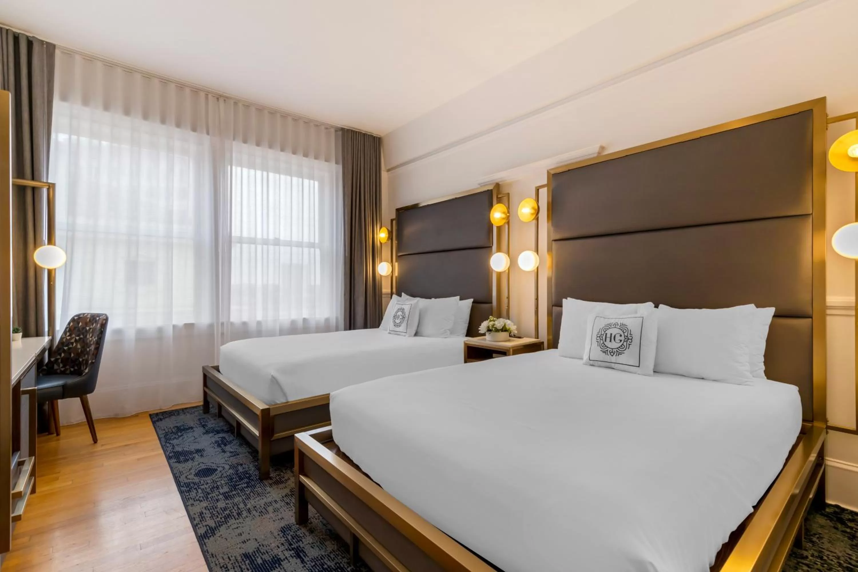 Queen Room with Two Queen Beds in Hotel Gibbs Downtown Riverwalk