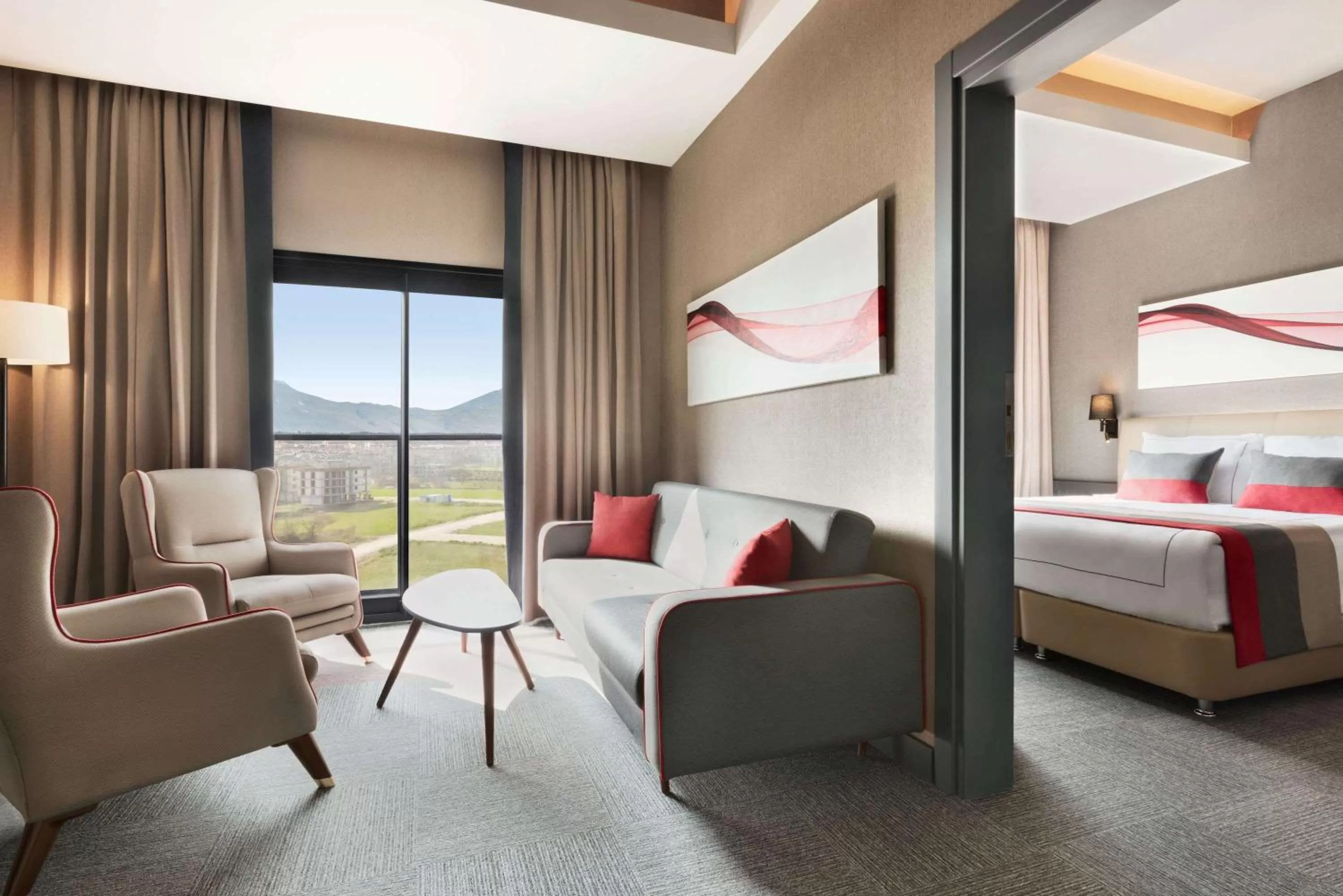 Double Suite - single occupancy - Non-Smoking in Ramada By Wyndham Tire