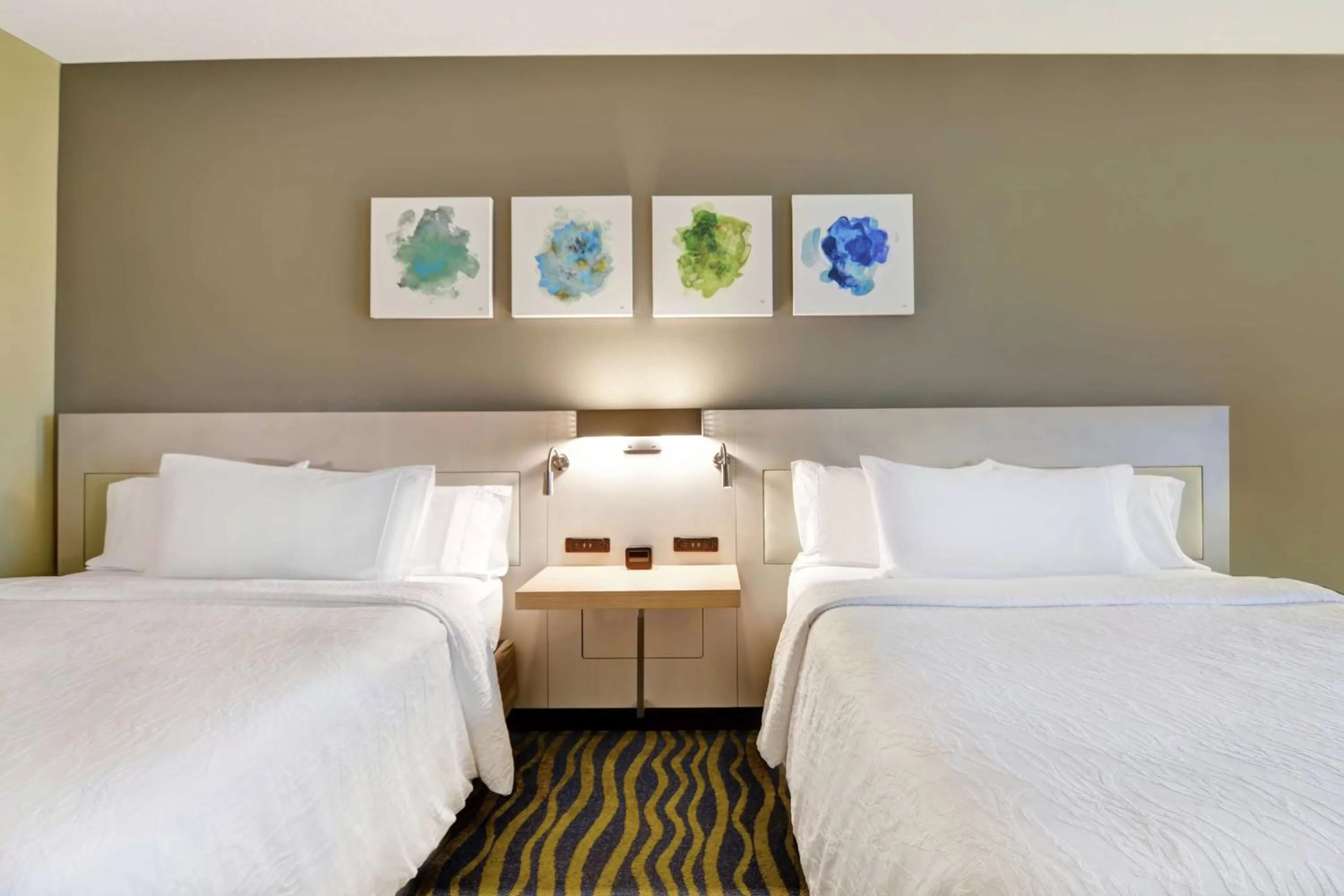 Queen Room with Two Queen Beds - Mobility and Hearing Access in Hilton Garden Inn Orlando Lake Buena Vista