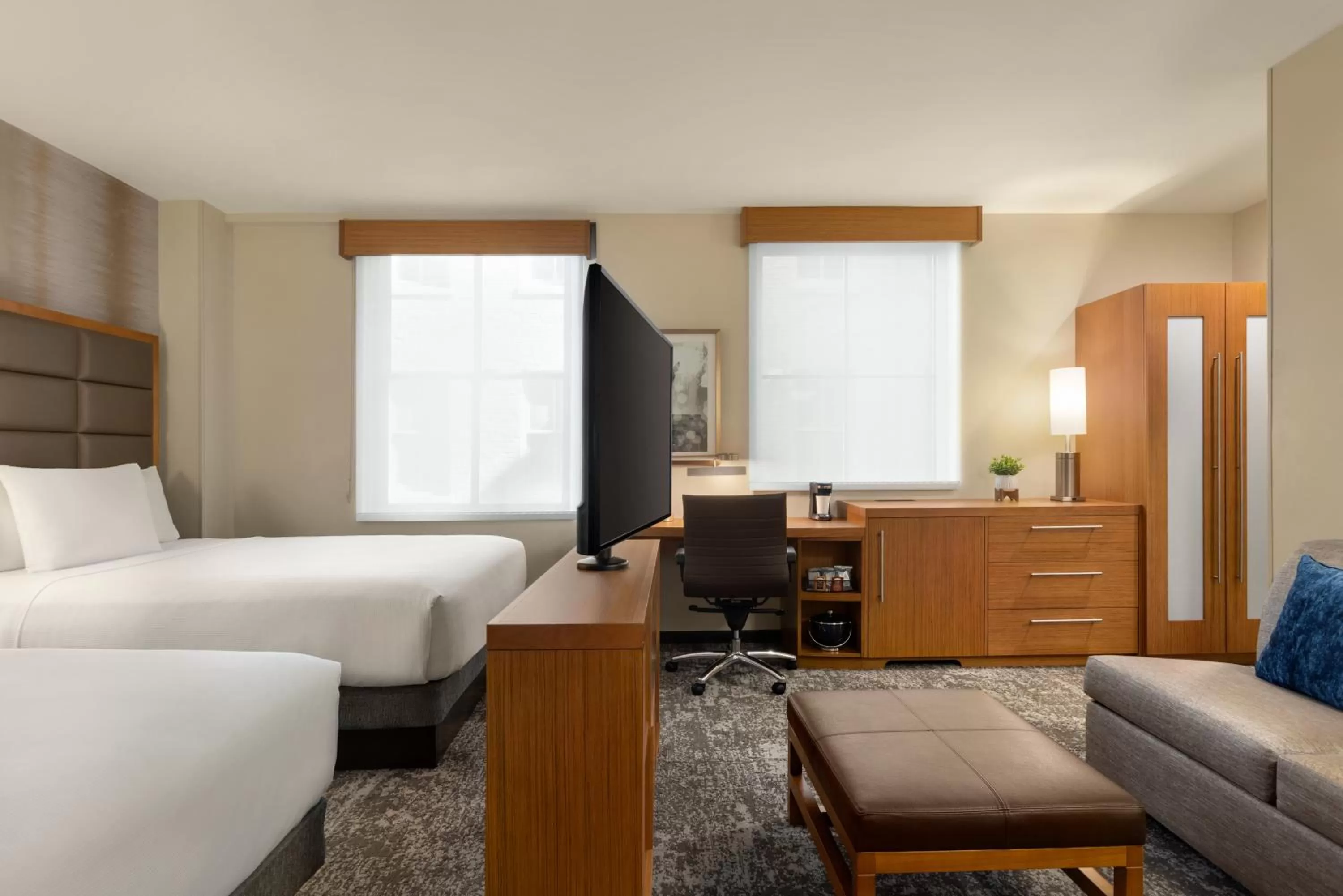 Standard Queen Room with Two Queen Beds and Sofa Bed in Hyatt Place Houston Downtown
