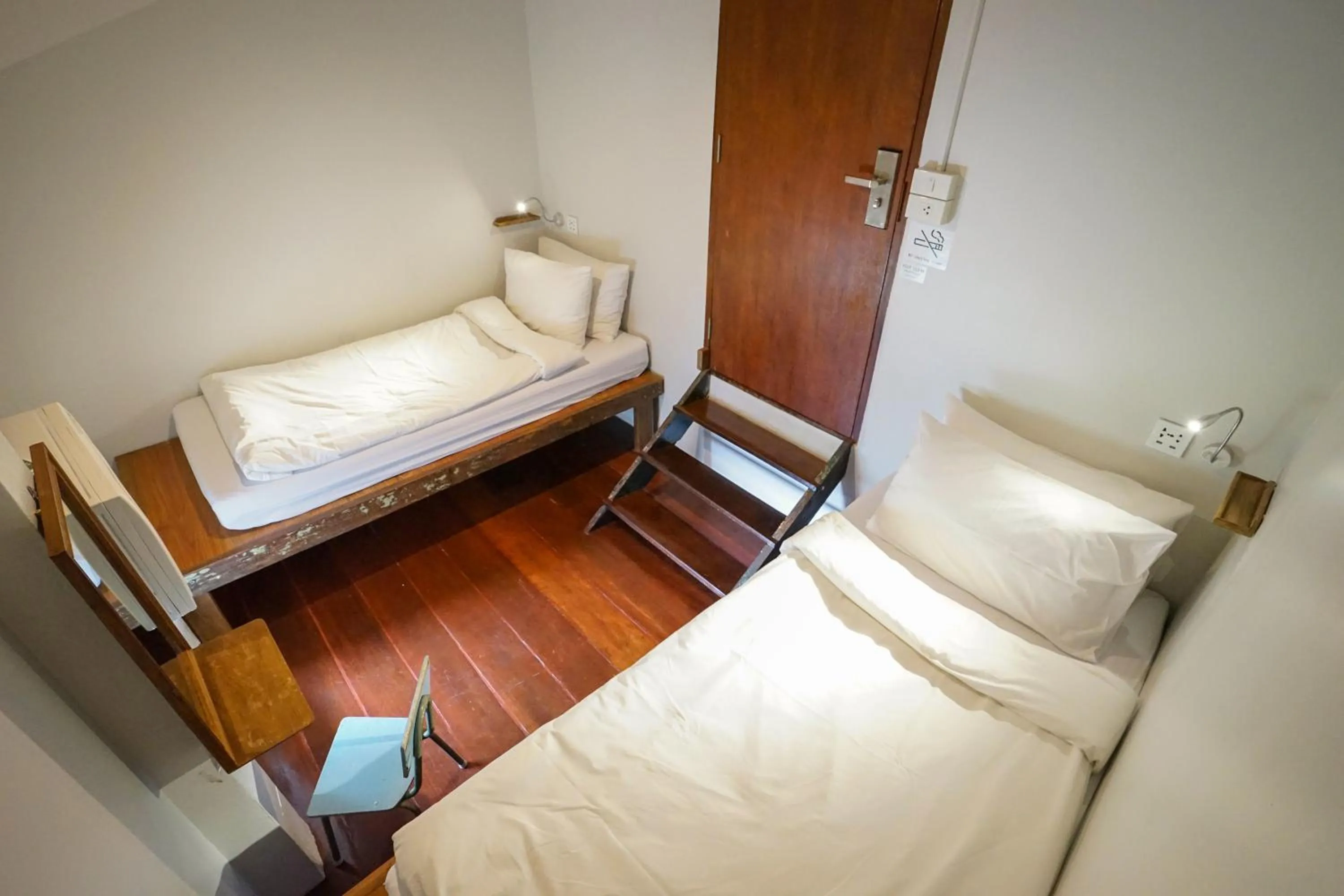 Budget Twin Room in Here Hostel Bangkok