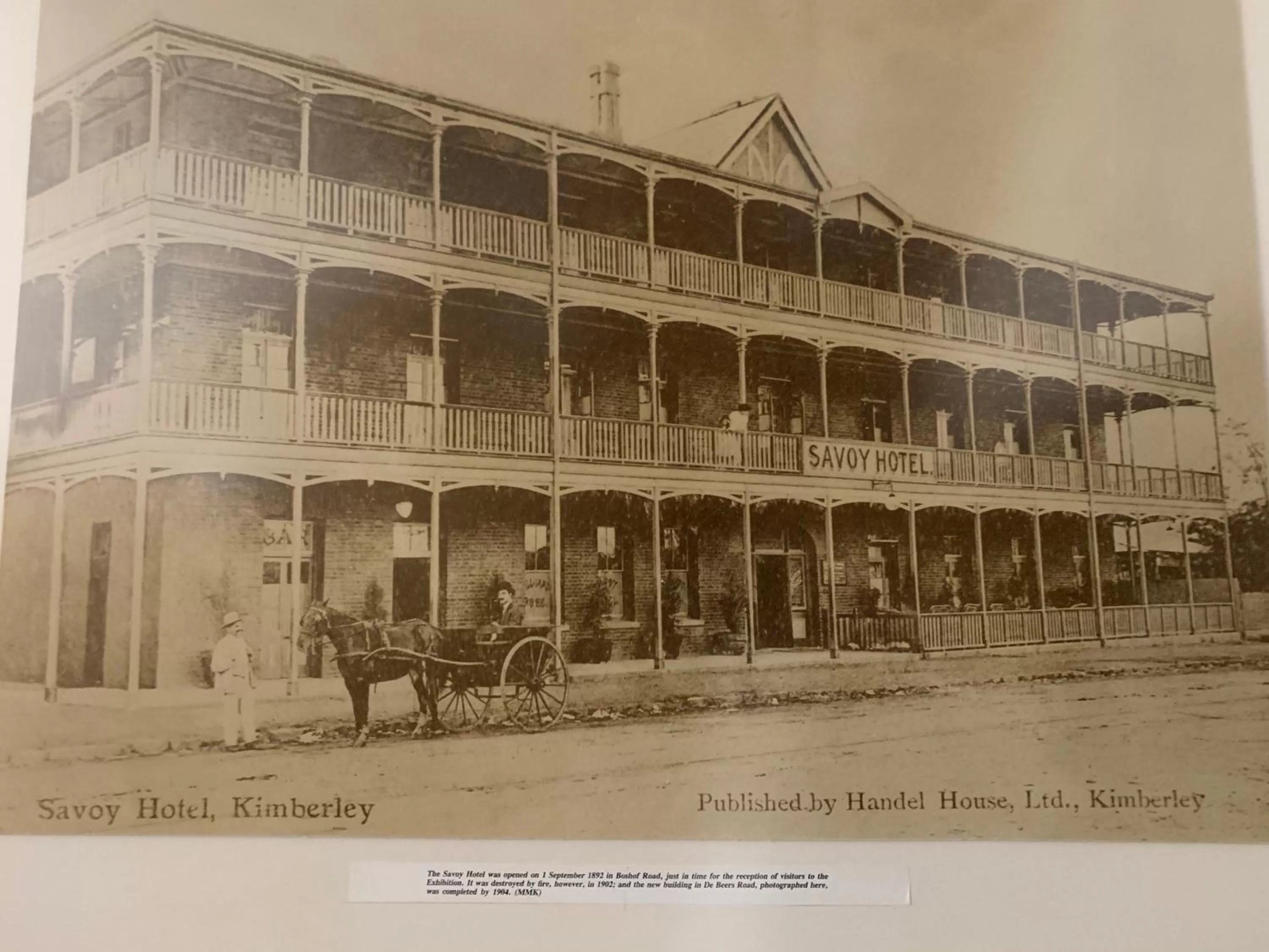 Property building in Savoy Hotel Kimberley