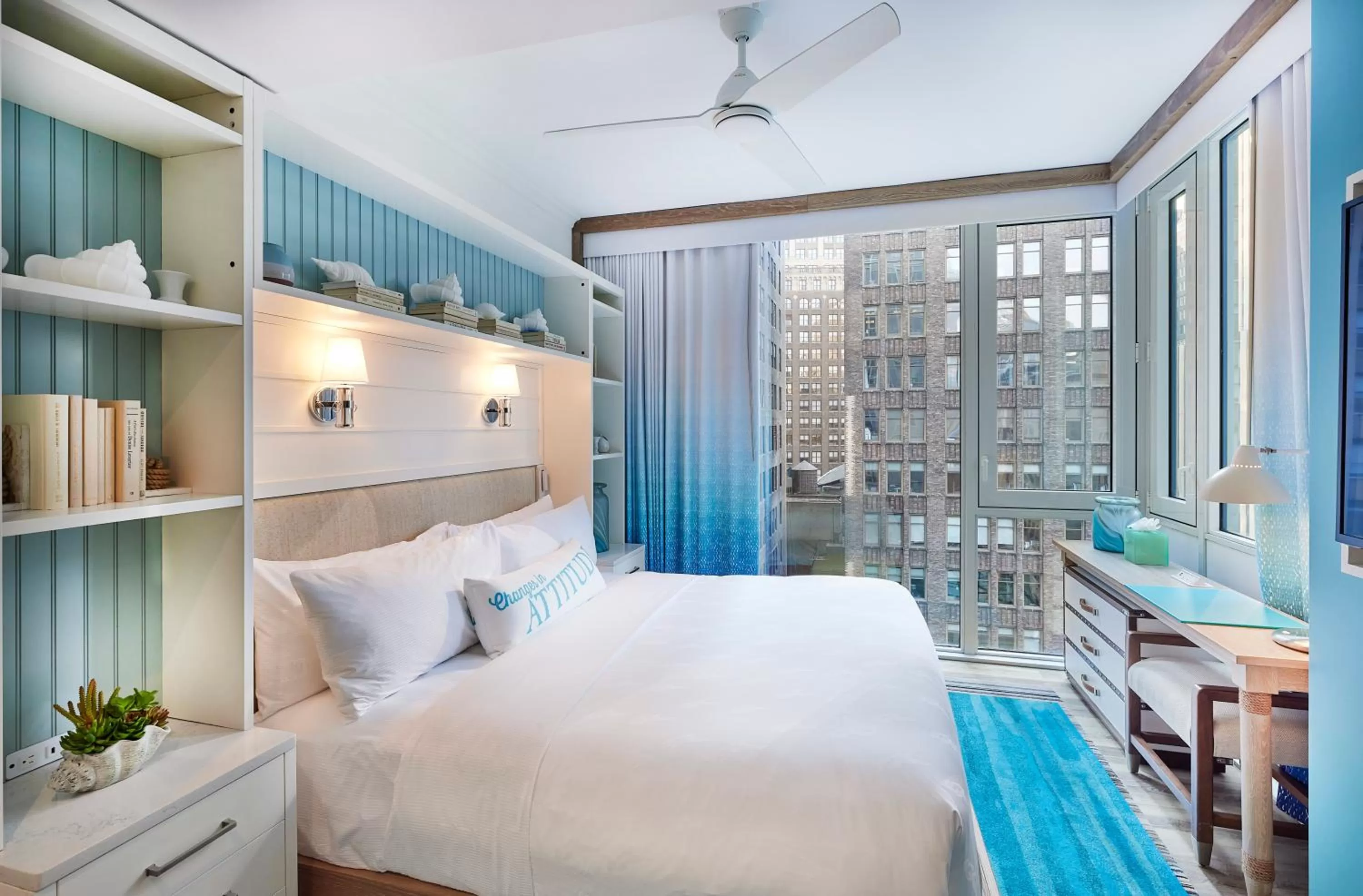 Suite One King Bed with Hearing and Mobility Accessibility Features in Margaritaville Resort Times Square