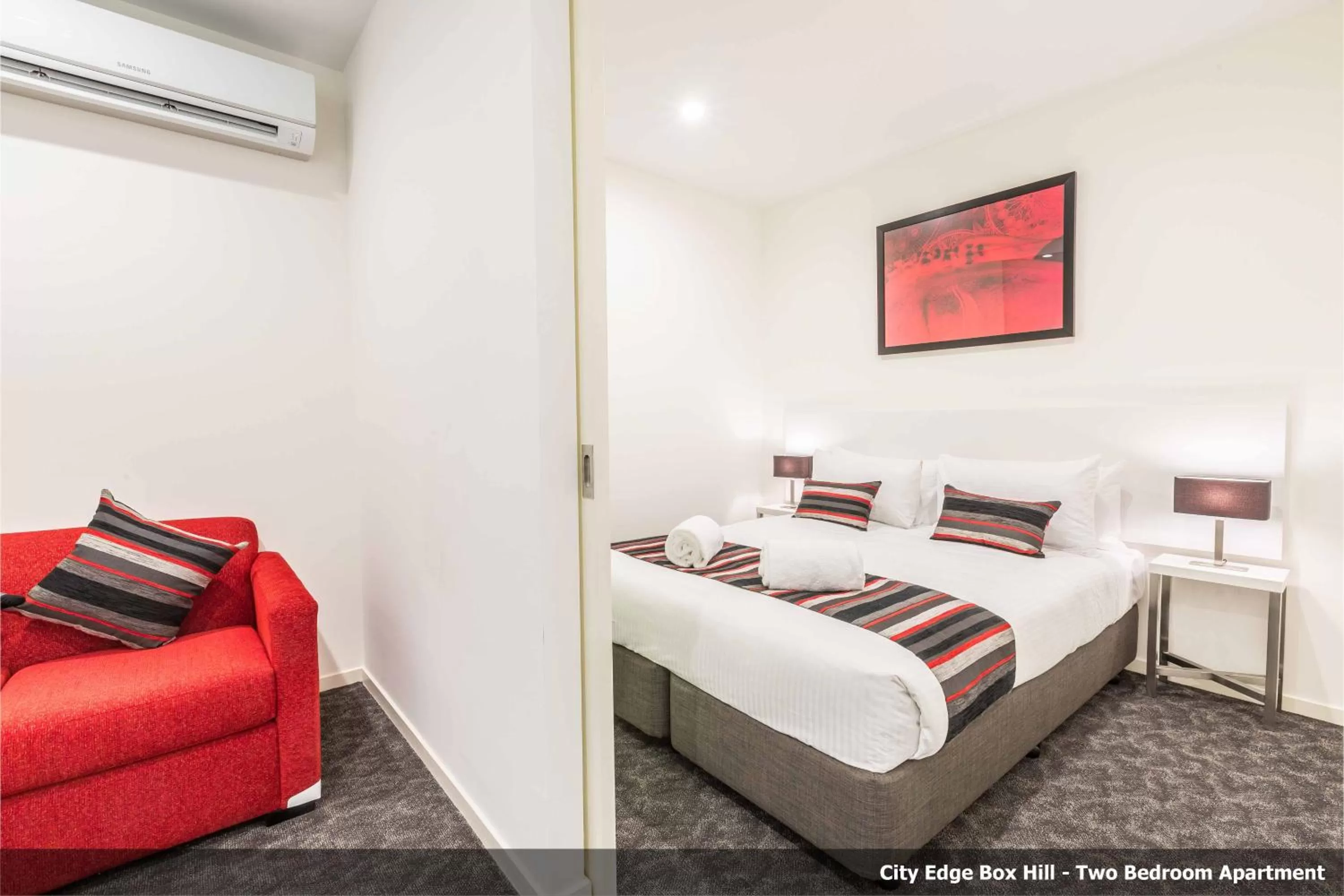  Two-Bedroom One Bathroom Apartment in Comfort Apartments Box Hill