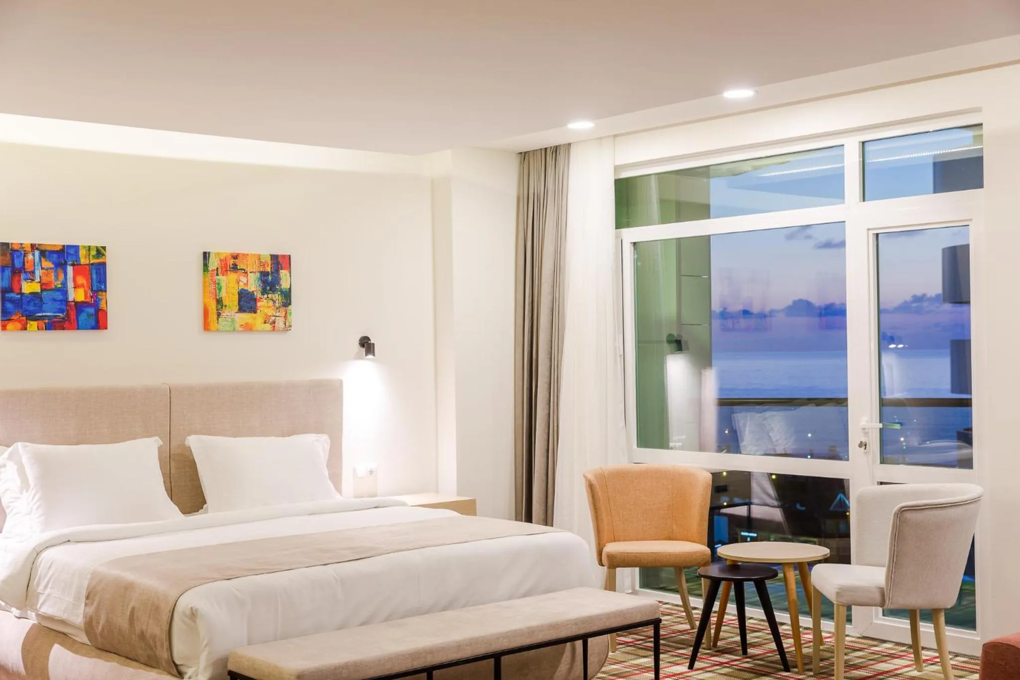 King Room with Balcony and Sea View in Best Western Premier Batumi